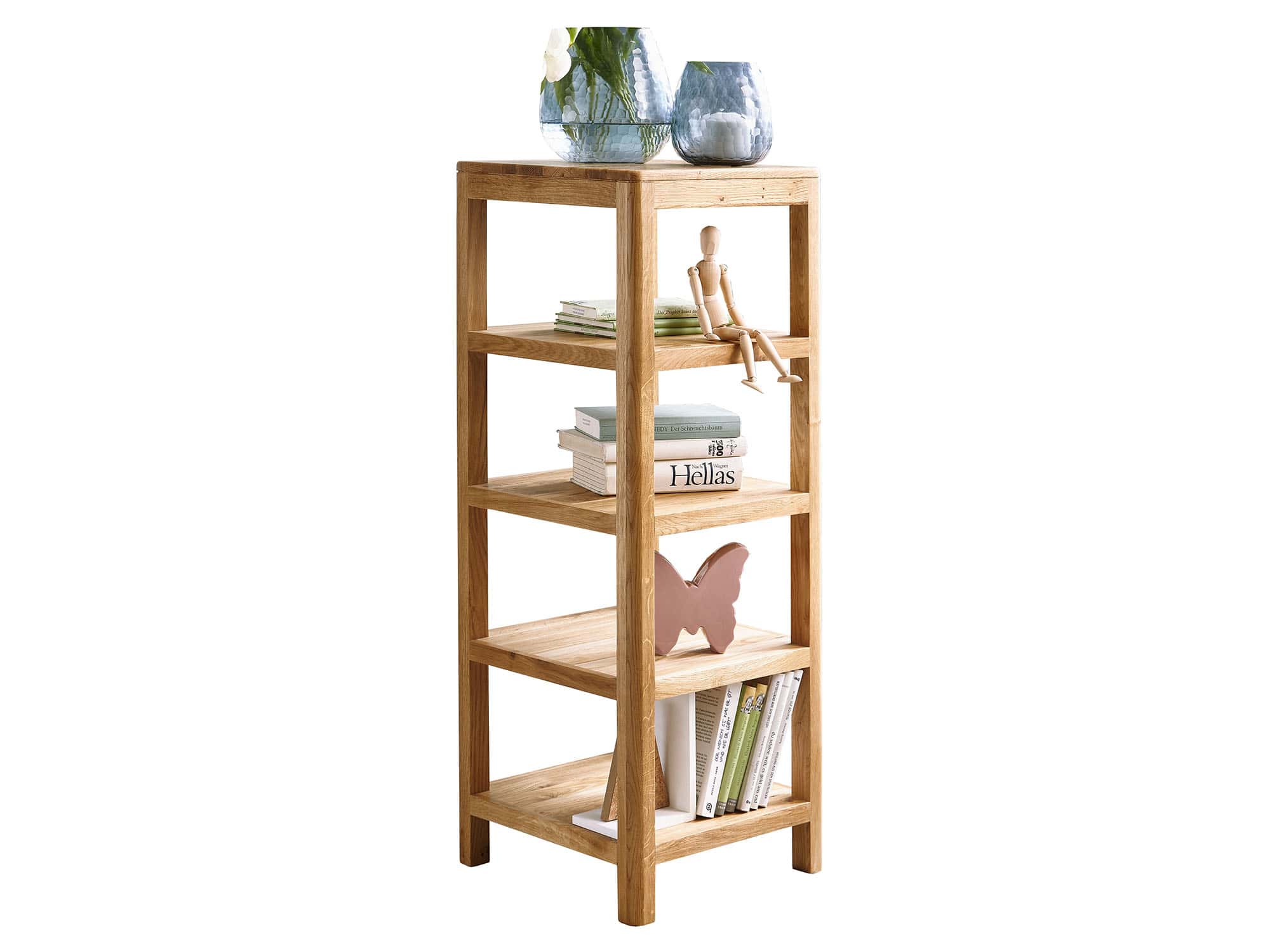 Regal groß, Wildeiche massiv geölt - MYKON 288