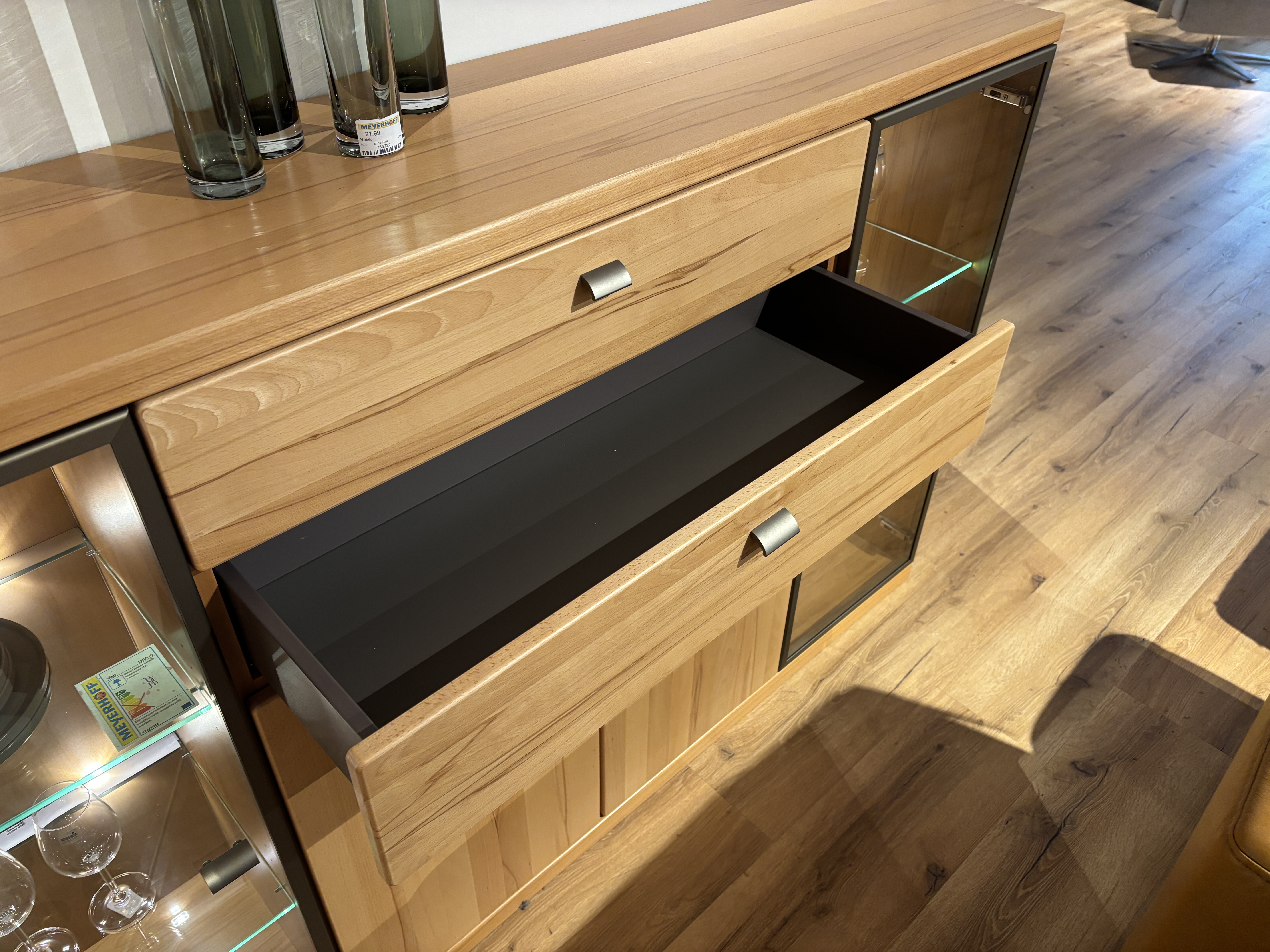 Highboard, Kernbuche furniert - FINO