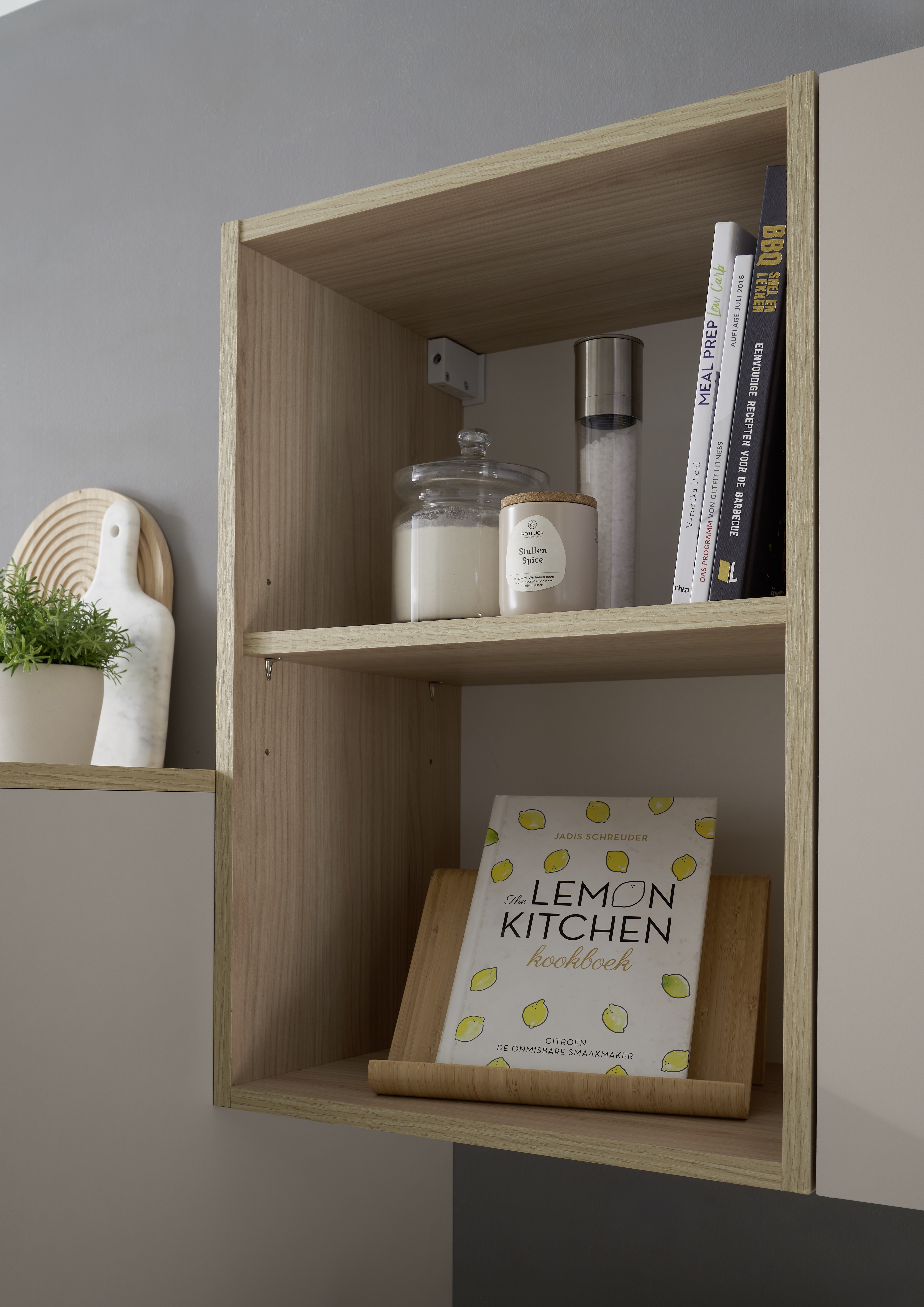 Küchenblock, Kaschmir/Riva Eiche - MyStyle 9010