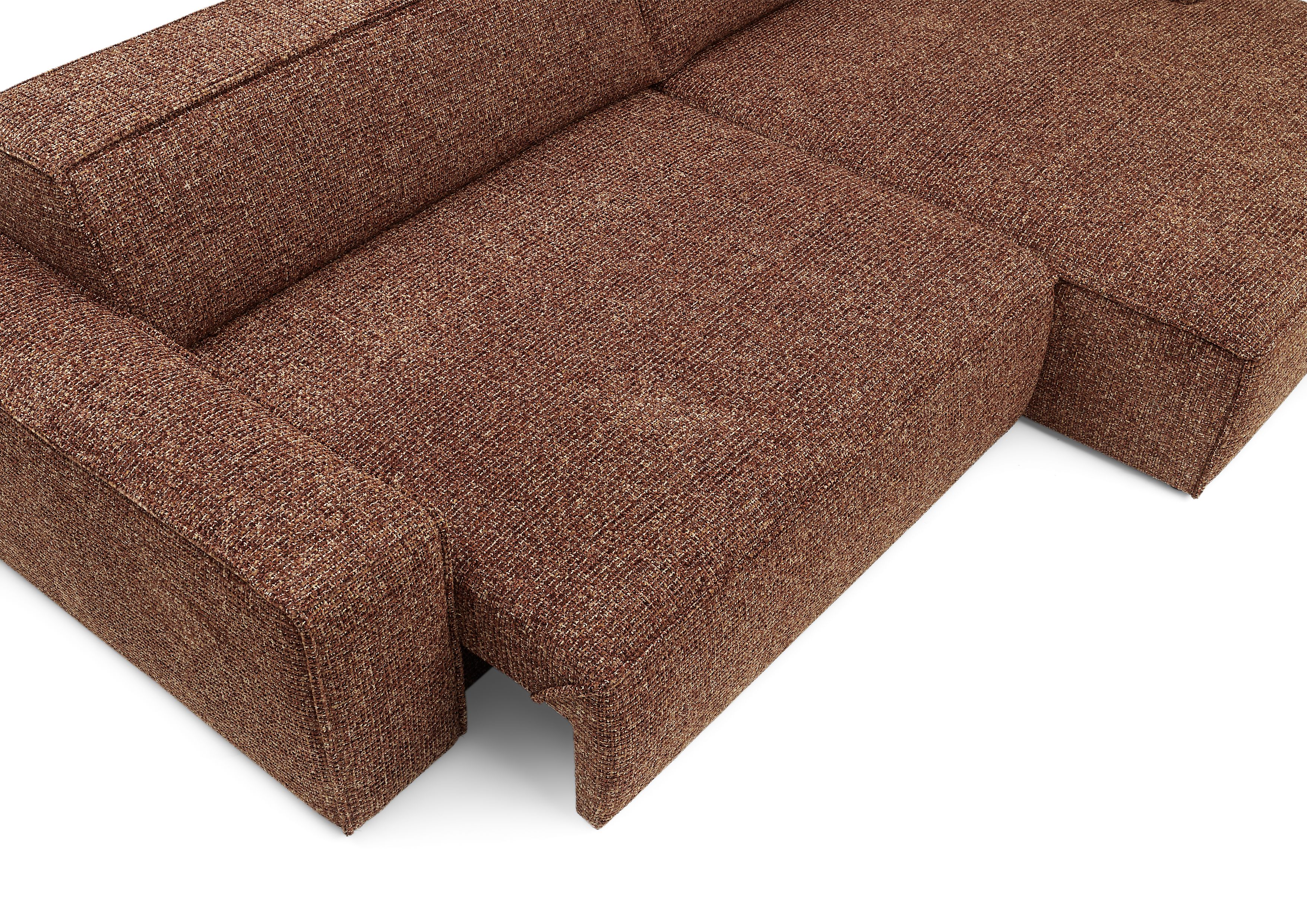Ecksofa, rostbraun - Wido