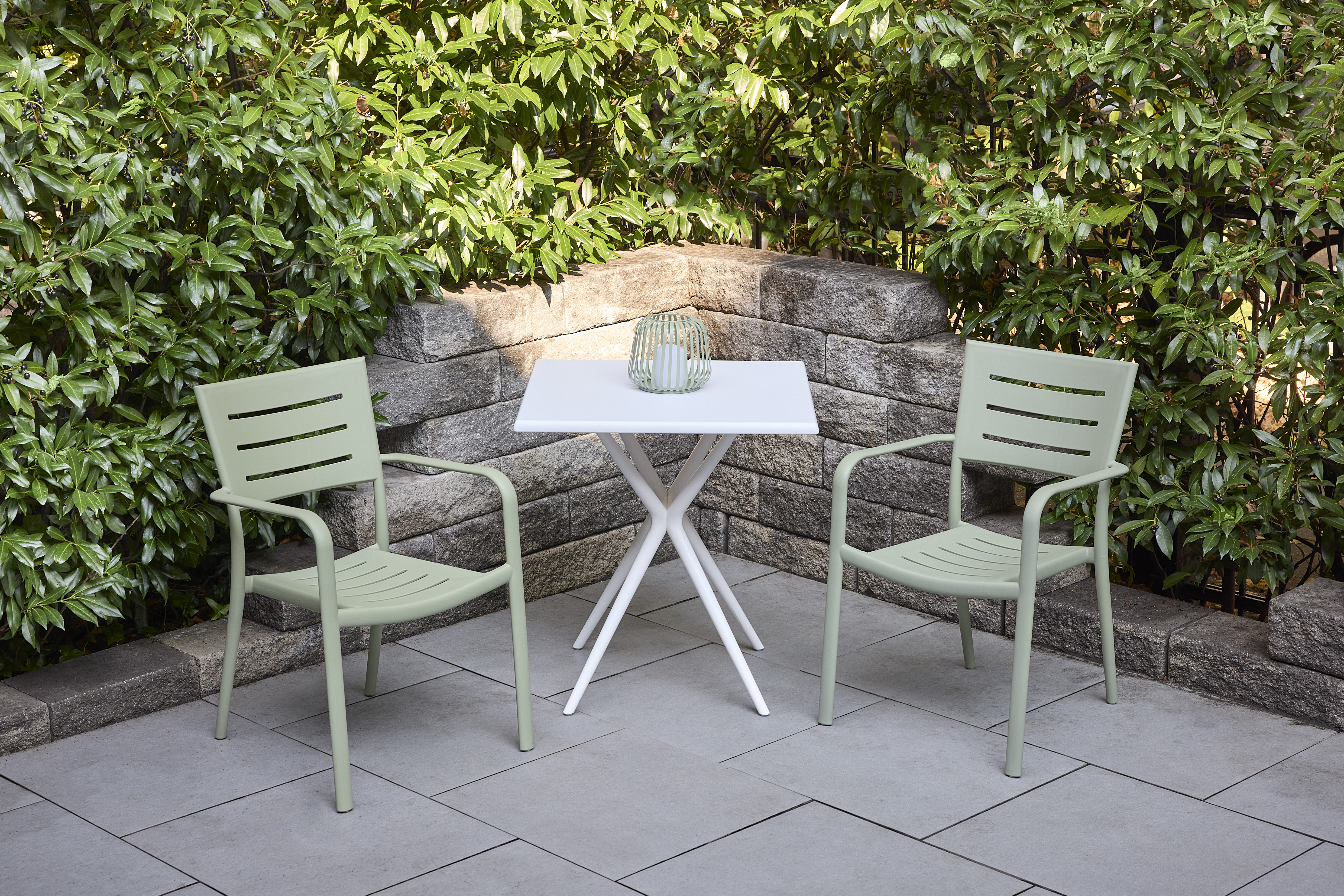 Bistrotisch, quadratisch, Outdoor, Kunststoff - Vesta