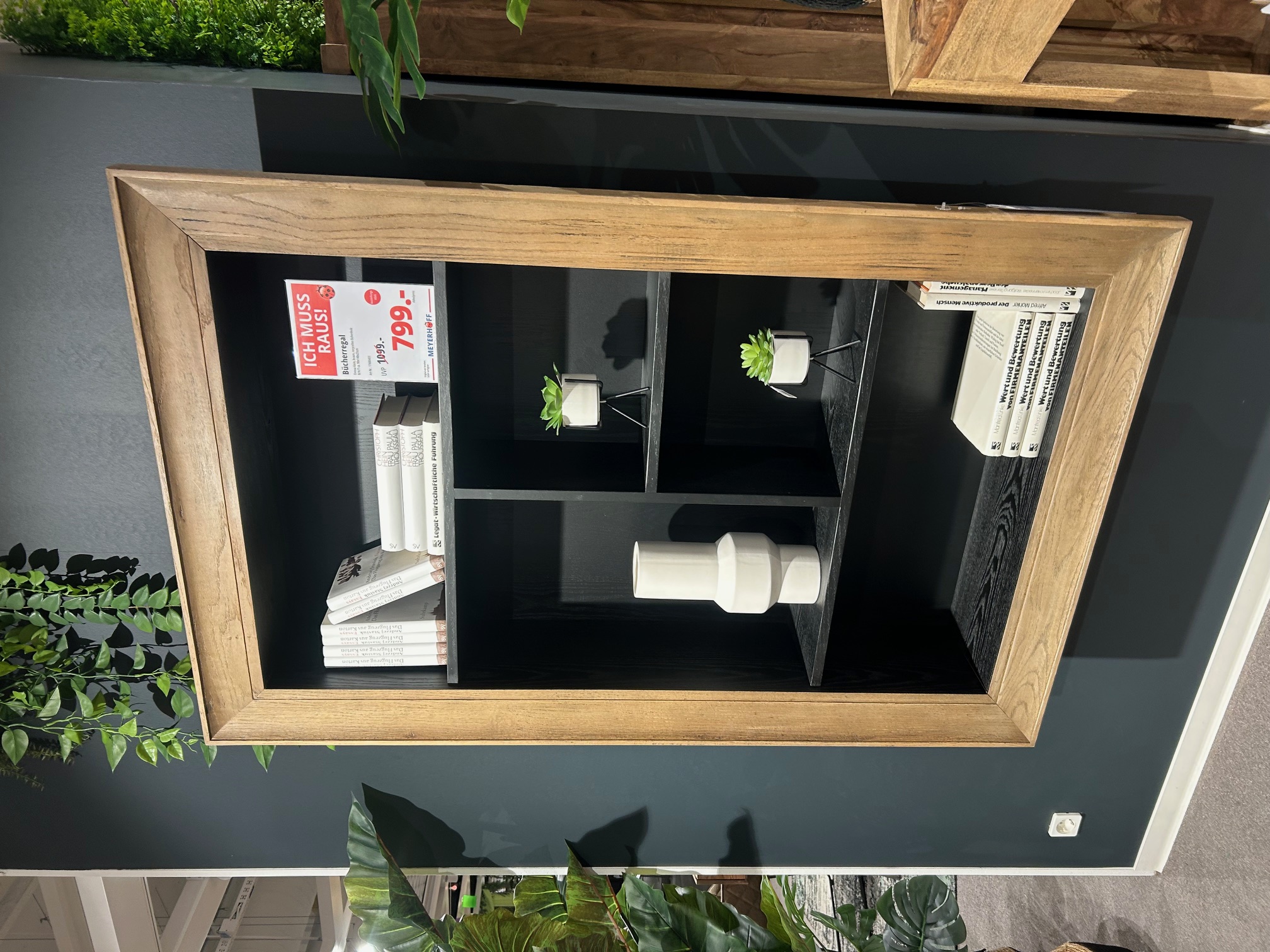 Bücherregal Eivissa klein, Braun - FURNITURE