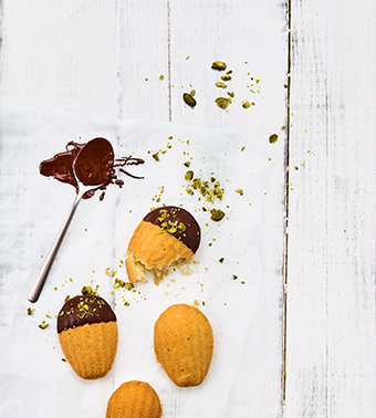 Bärentatzen-/Madeleine Blech - Einzelform 6,5 cm, 37 x 26 x 1,5 cm