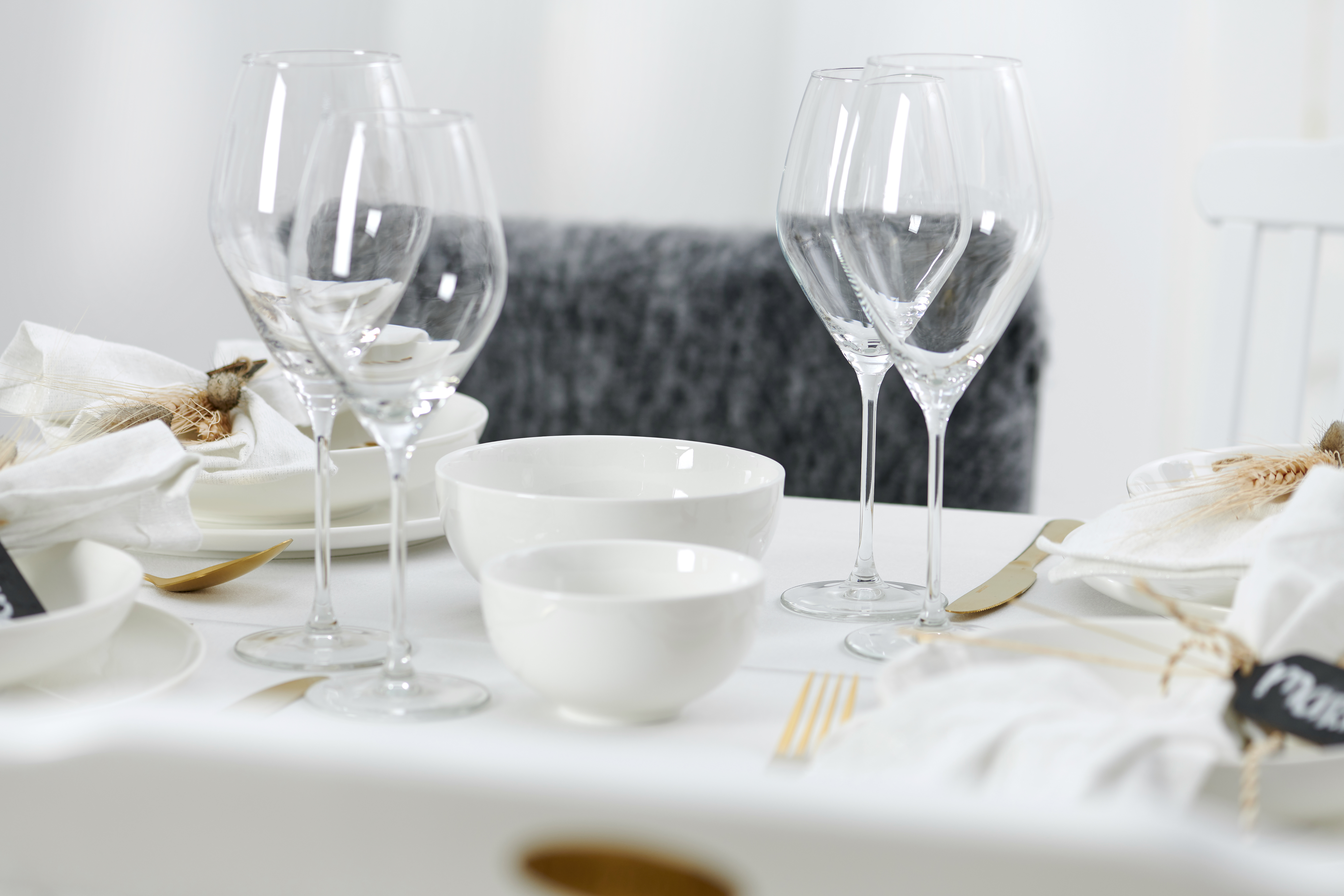 Schale Skagen Weiss 20 cm - Porzellan, spülmaschinenfest, rund, weiß