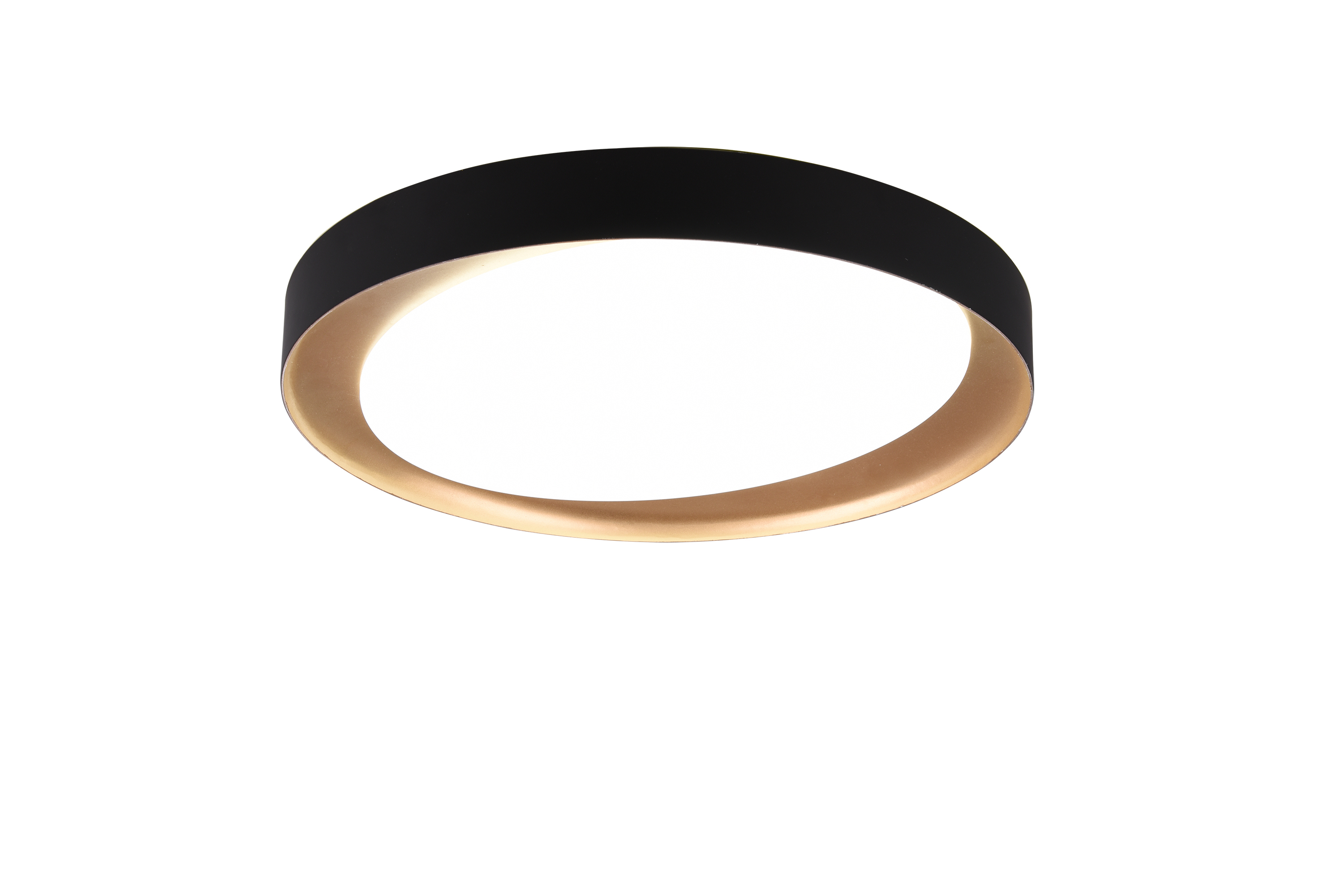 Deckenleuchte Zeta - 1flg., Kunststoff/schwarz, ca.7 x Ø48 x5cm