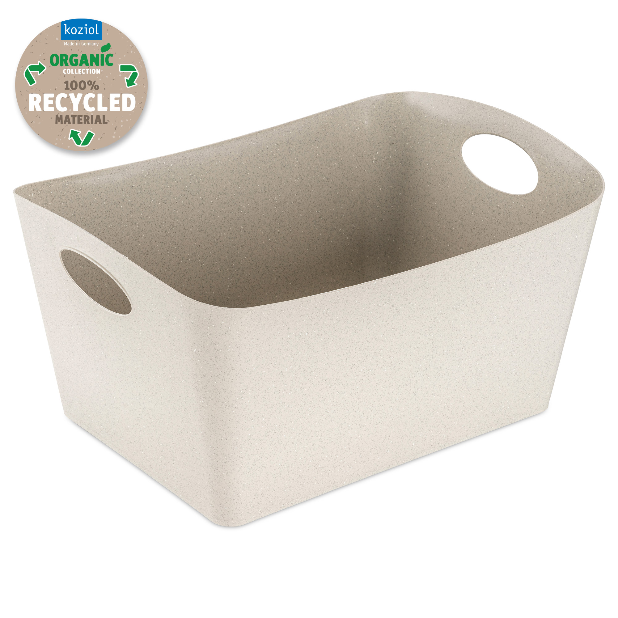 Aufbewahrungsbox 15l, recycled desert sand - ineinander schachtelbar, stabil, CO2-neutral