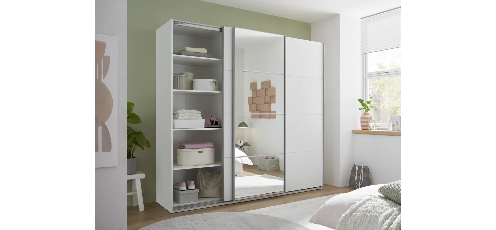 Schwebetürenschrank, weiß - MyStyle 3056 Schwebetürenschrank, weiß - MyStyle 3056