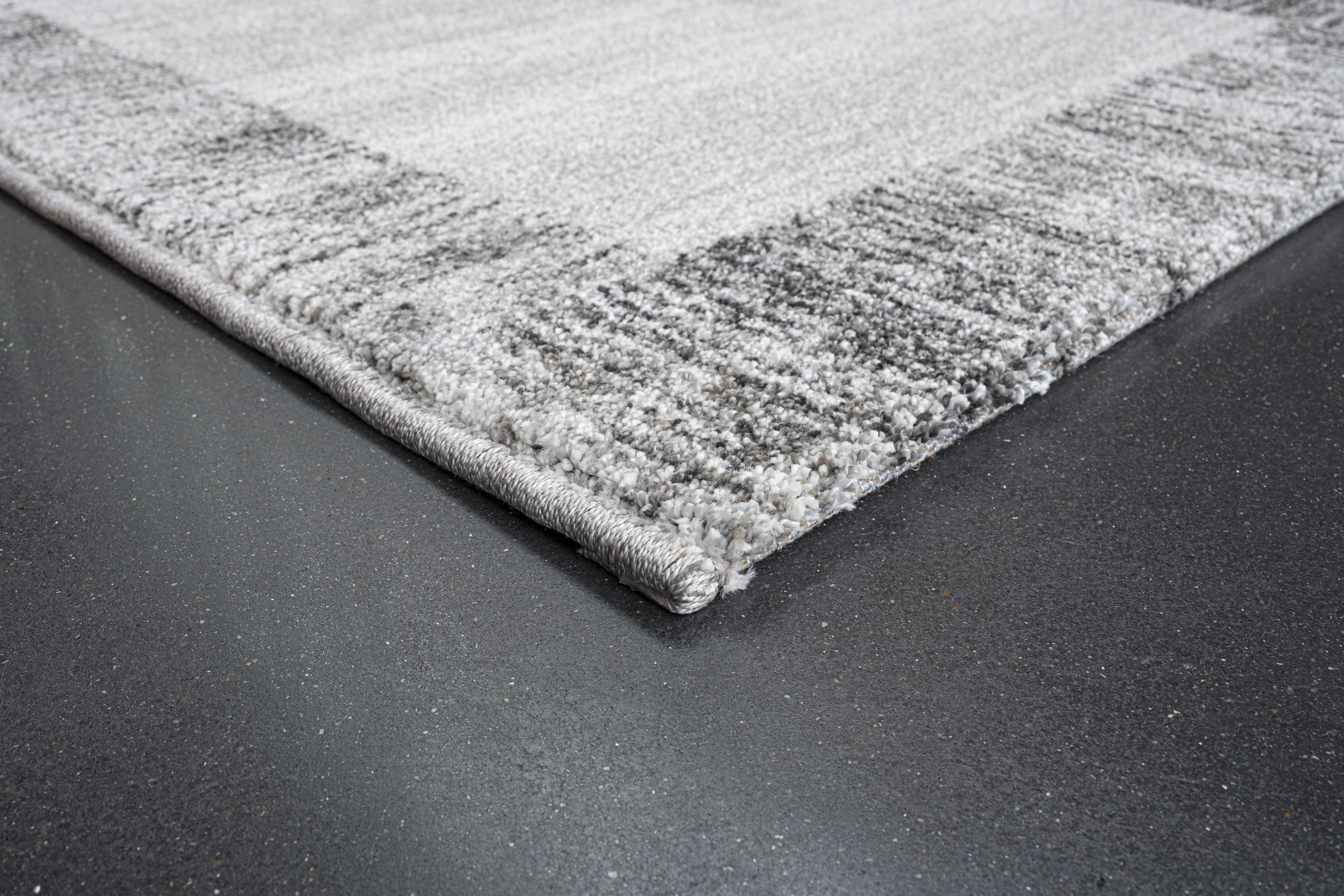 Webteppich, Silberfarben-Grau, 80x150 cm - Radison