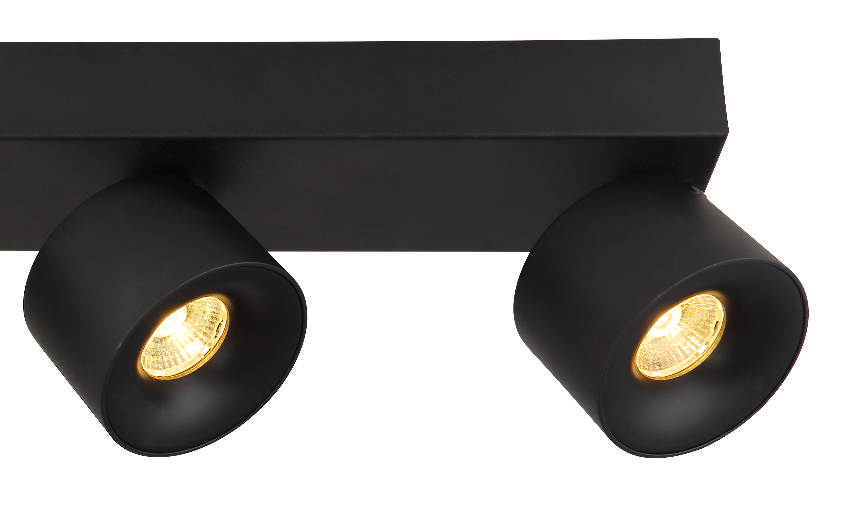 LED Strahler RAE - Metall schwarz matt, 4x LED
