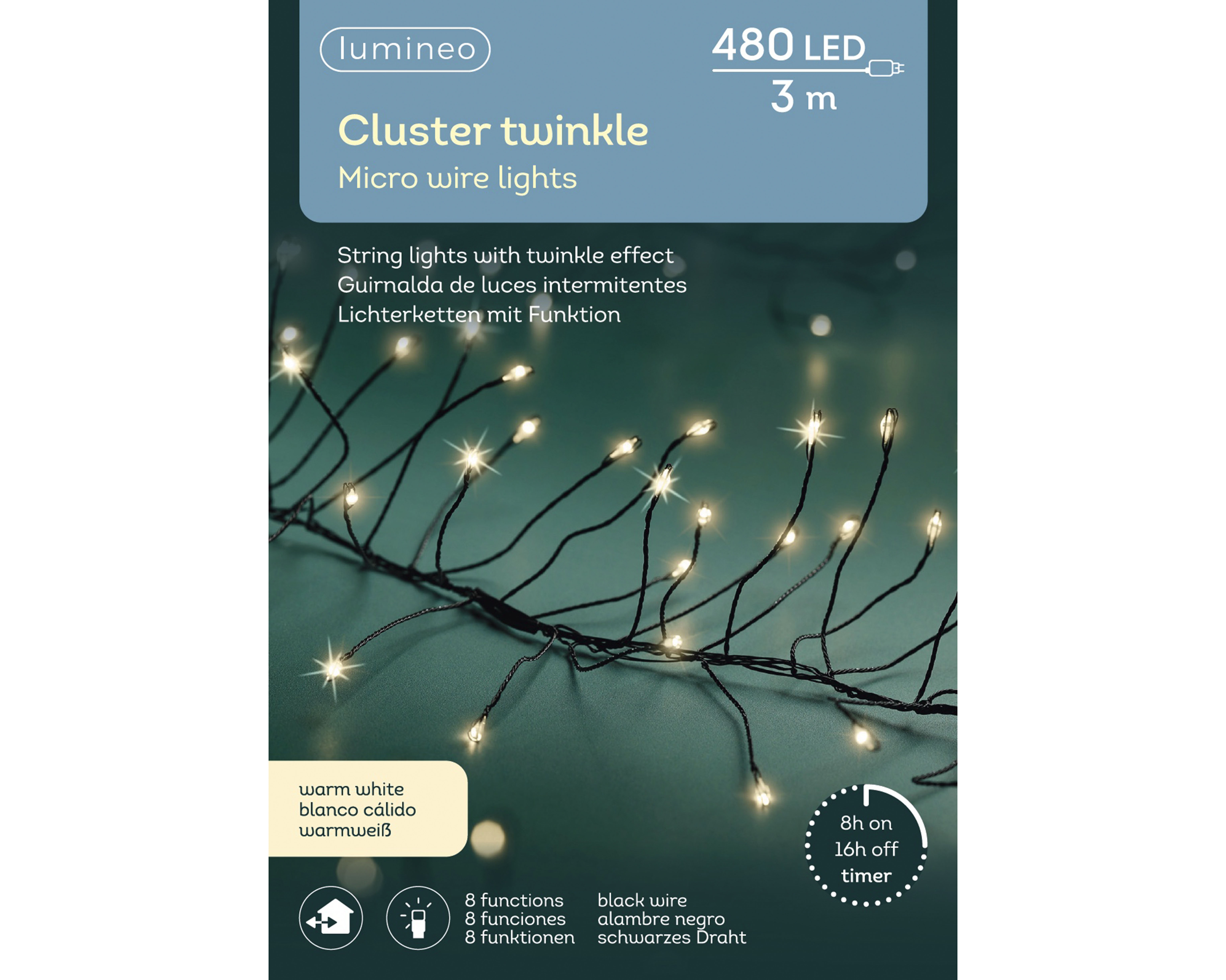 LED Clusterbeleuchtung Twinkle