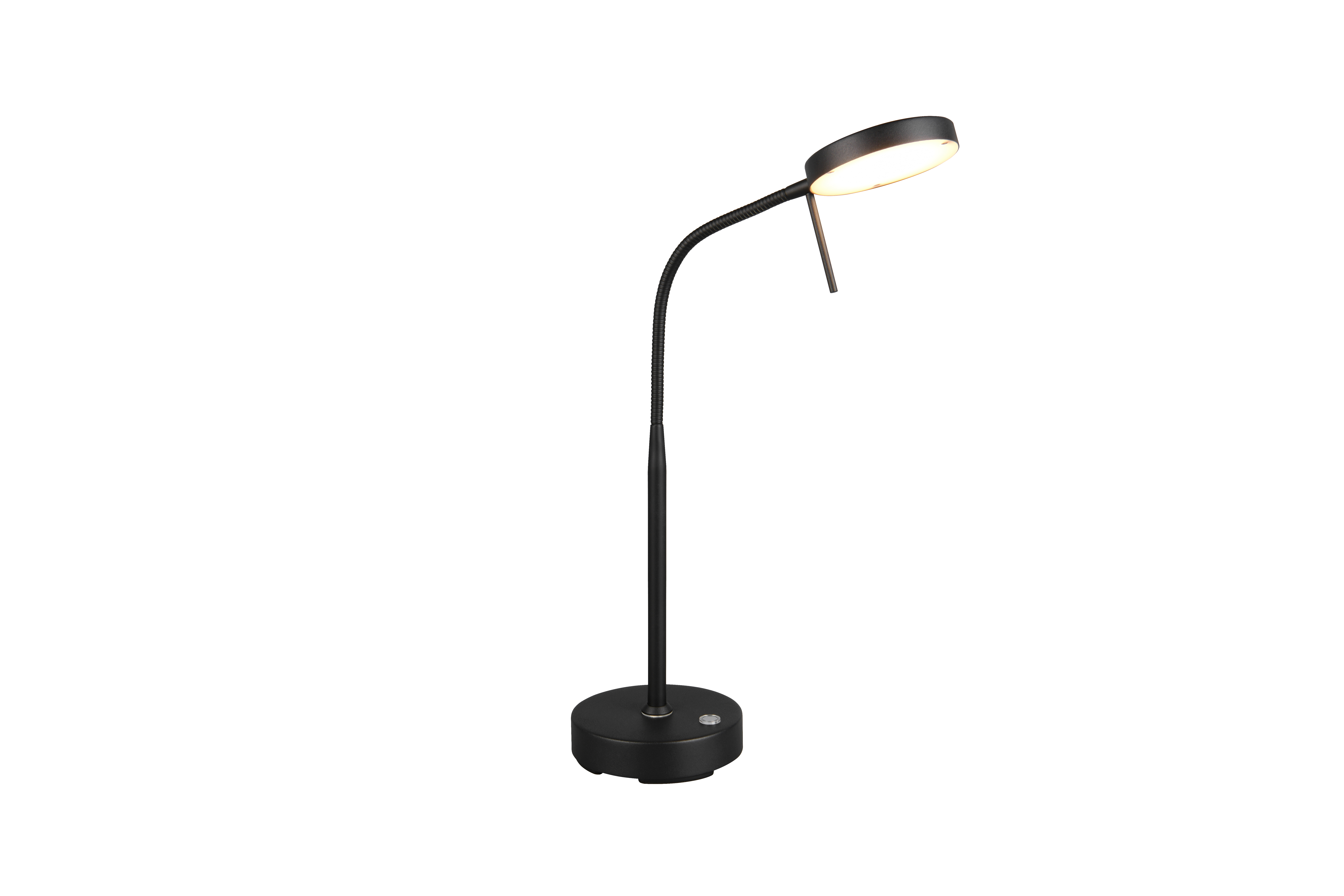 Akku-Tischleuchte Moreno - LED/5W, USB, schwarz matt, ca. 25x14x40cm