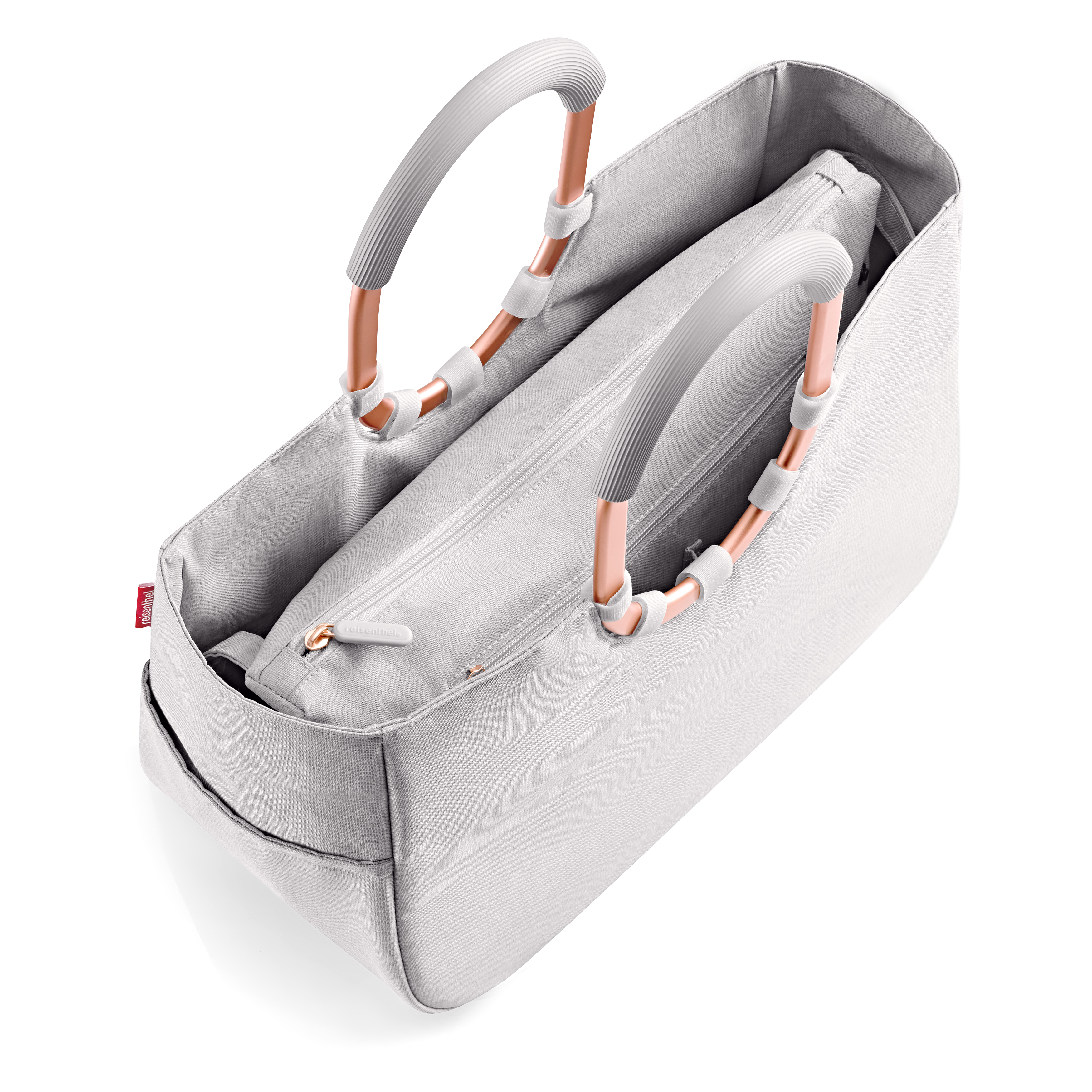 reisenthel, loopshopper M - frame twist sky rose