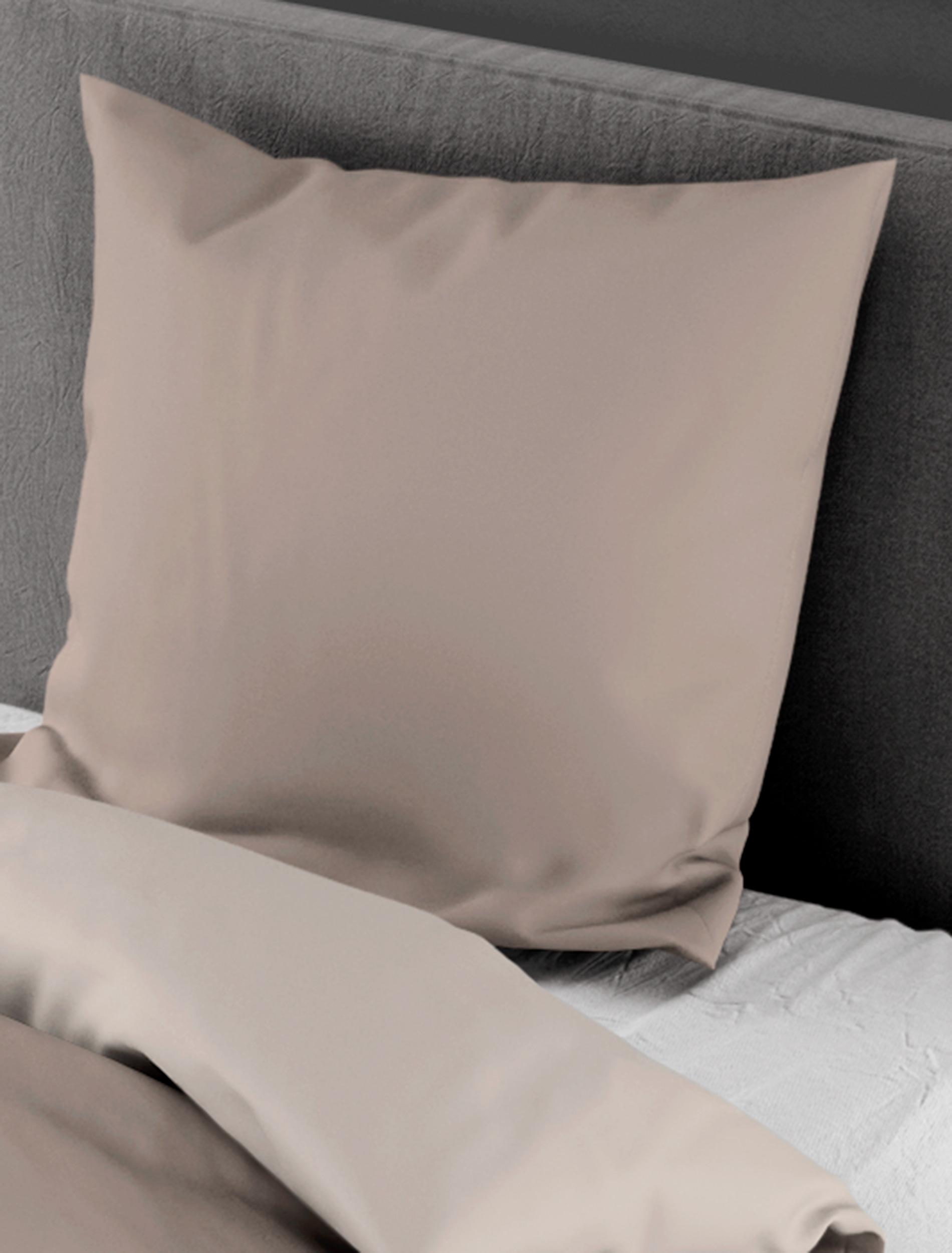 Bettwäsche Casea Bilbaos, 155x220cm - mocca/beige