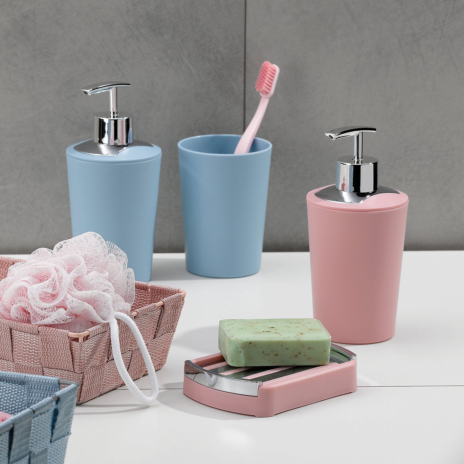 Seifenspender Marta 17 cm - Kunststoff jadegrün