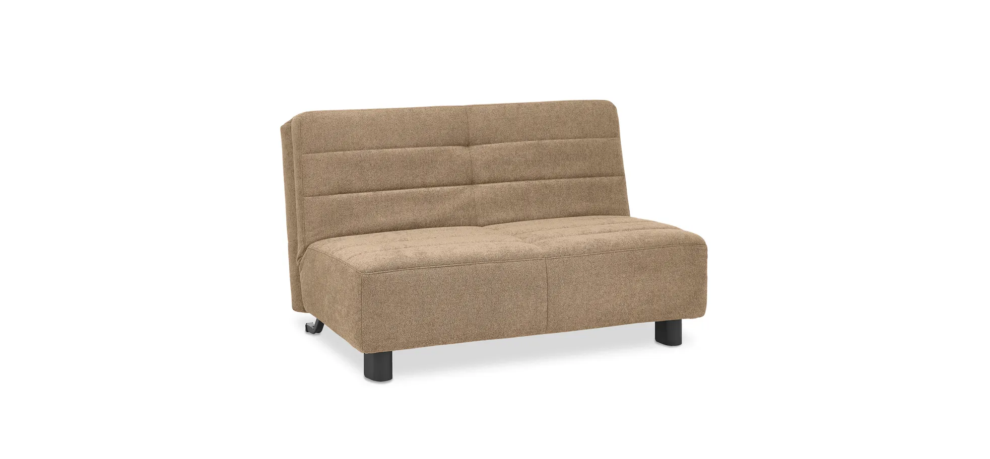 Faltsofa Easy - 2-Sitzer ohne Armlehne, ca. 140 cm inkl. Schlaffunktion, Stoff, Braun Faltsofa Easy - 2-Sitzer ohne Armlehne, ca. 140 cm inkl. Schlaffunktion, Stoff, Braun
