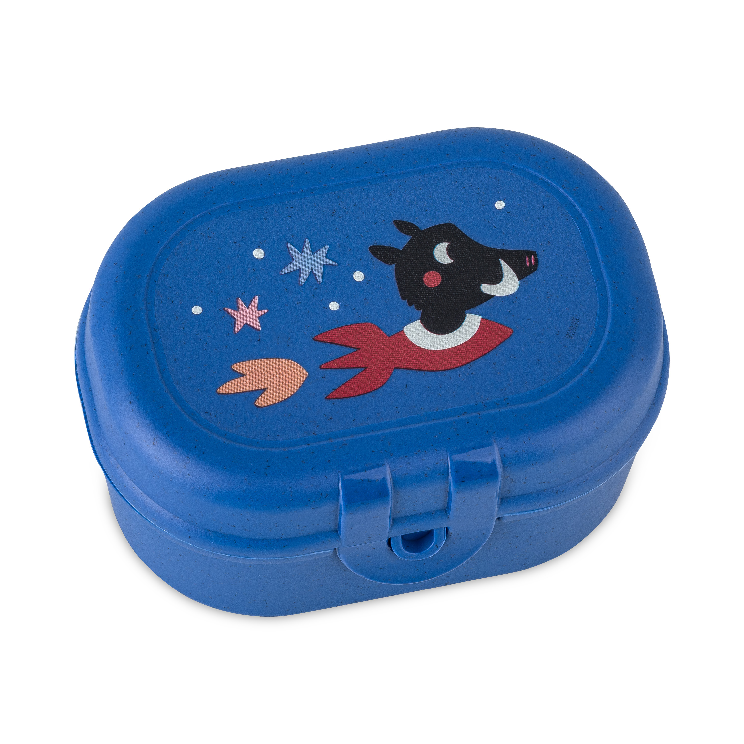Snackbox, organic blue Space - mit Clipverschluss, praktisch, 100% CO2-neutral