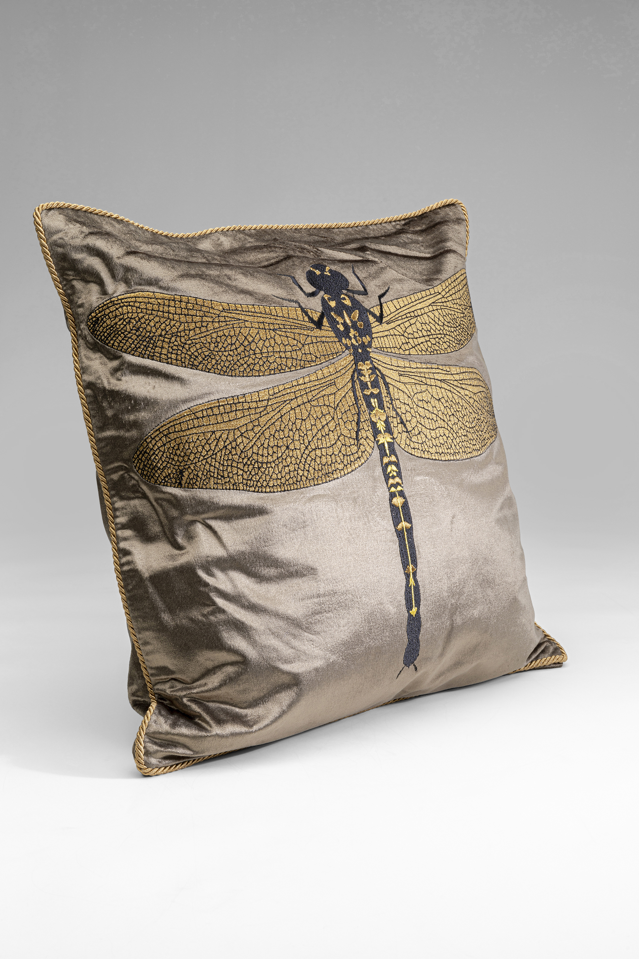 Kissen Glitter Dragonfly, braun - Accessoires