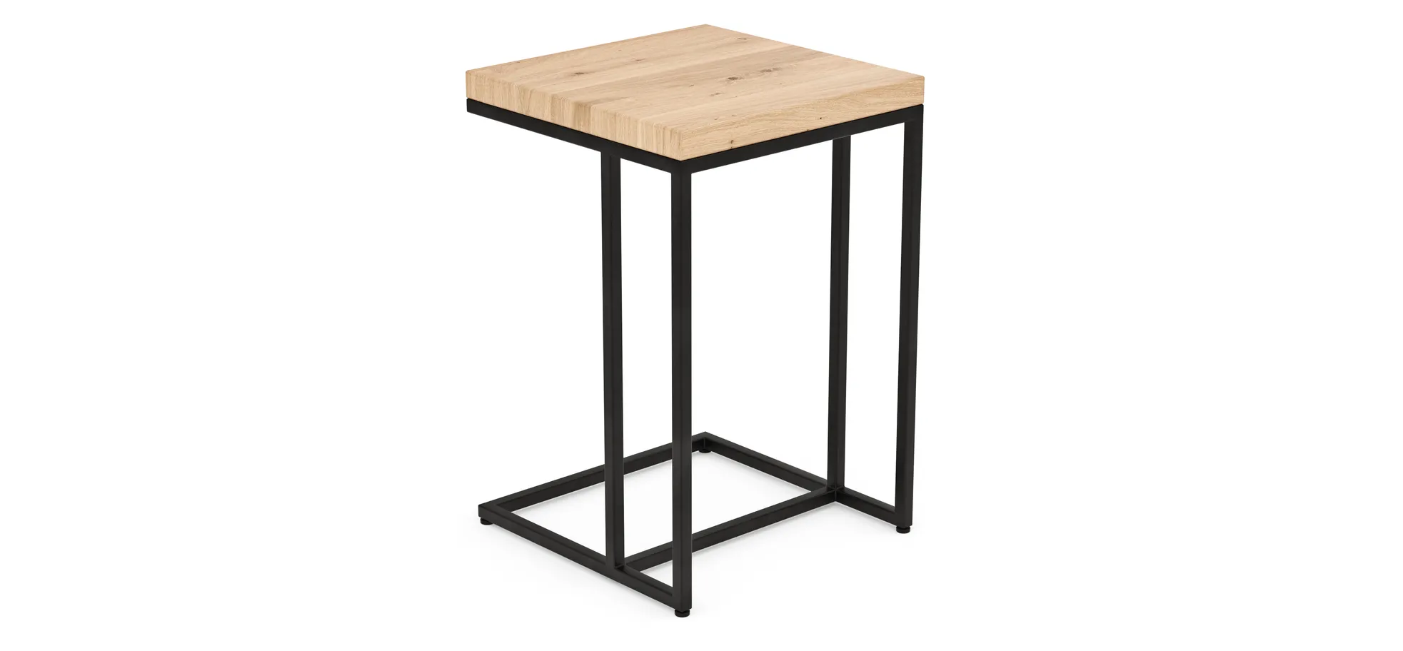 Beistelltisch Farmingdale - LBH ca. 45x45x67 cm, Eiche massiv, legno