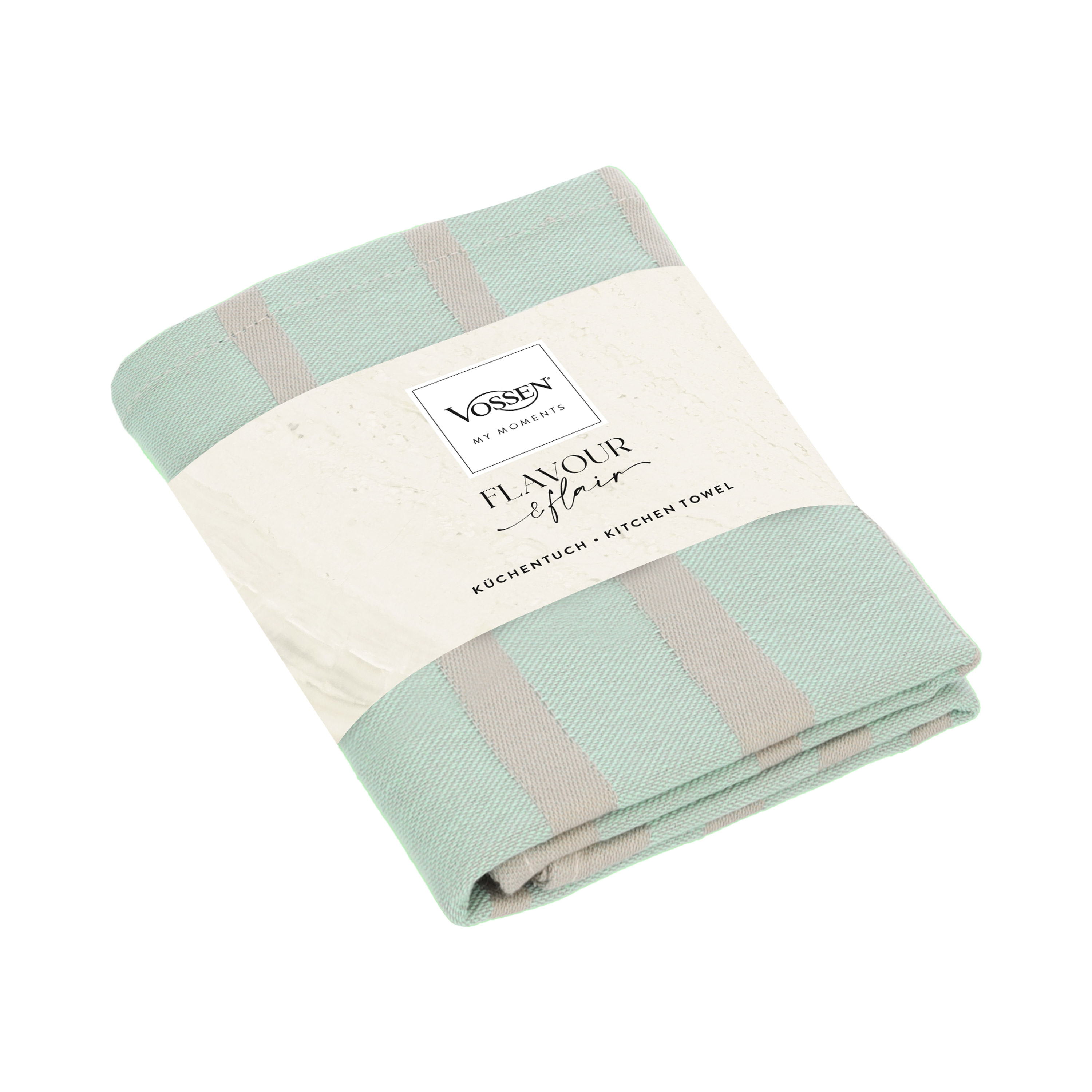 Scandi Lines Küchentuch - basil blush