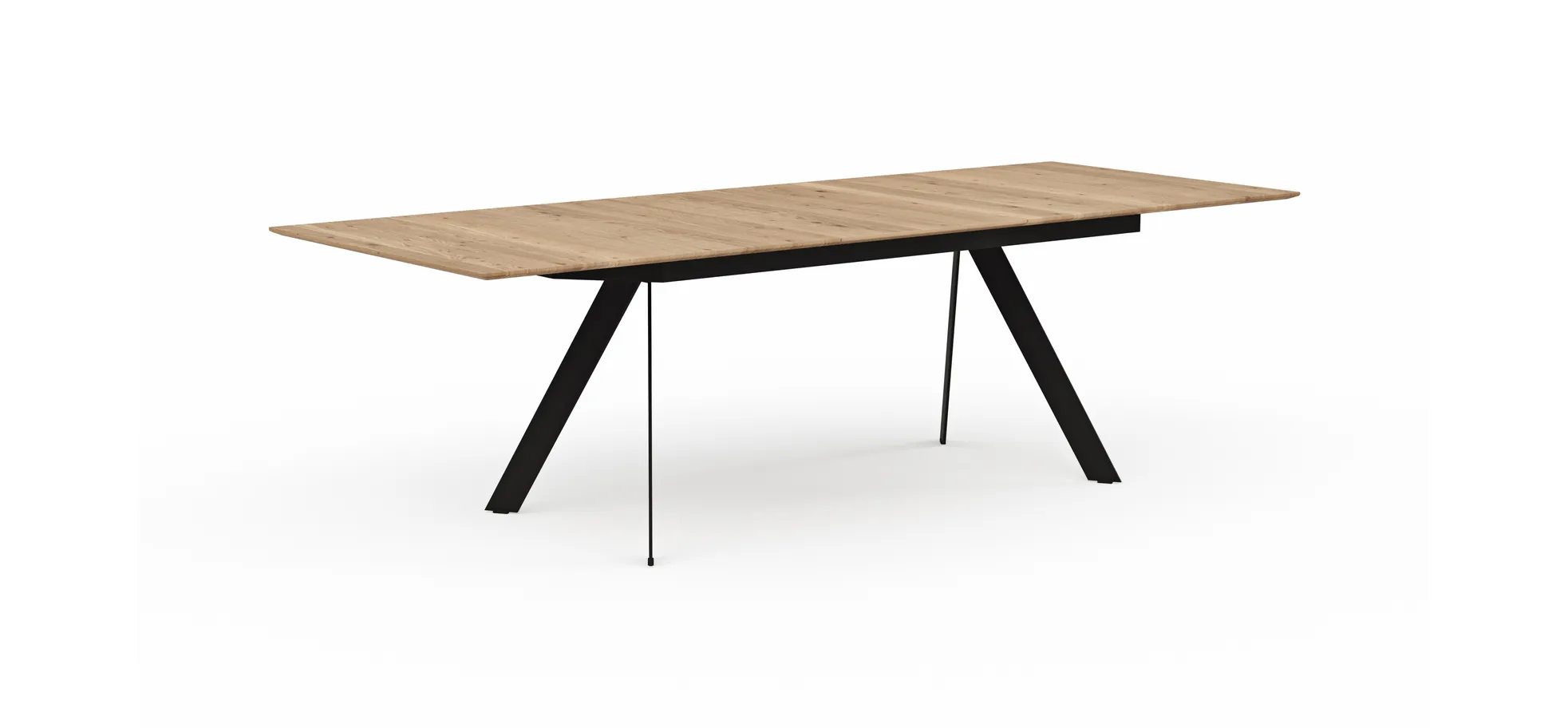 Esstisch Dinner - ausziehbar, LB ca. 200x100 cm, Eiche massiv