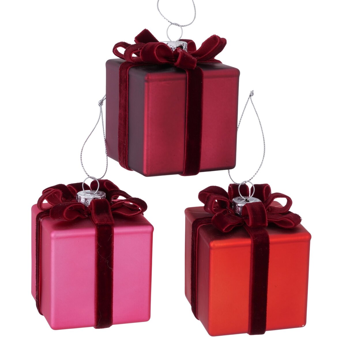 Weihnachtsanhänger Geschenk Raleo, sortiert - ca. 6x6x8cm