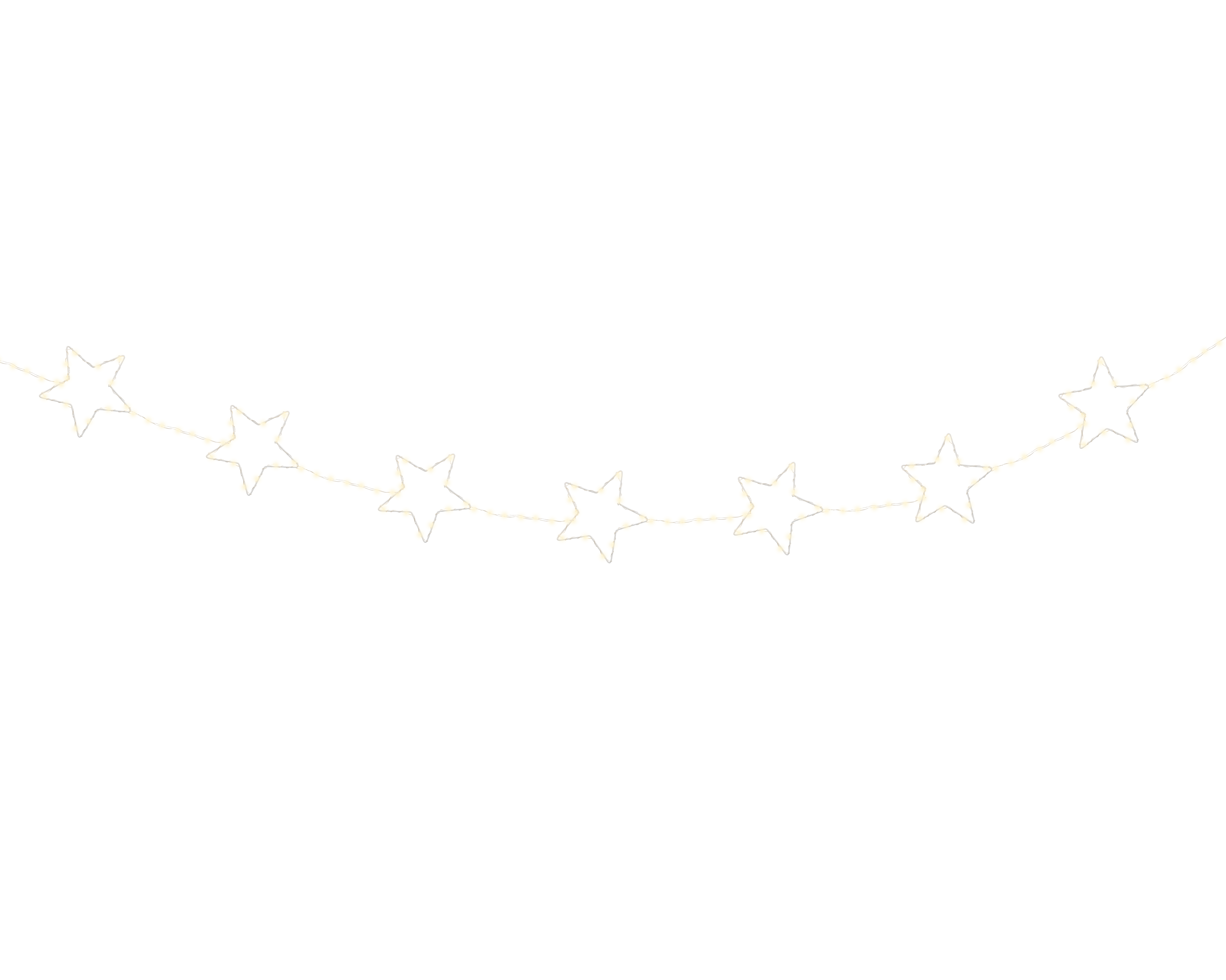 Micro LED Girlande - weiss/warmes weiss, Metall, Ø15-H215cm-150L