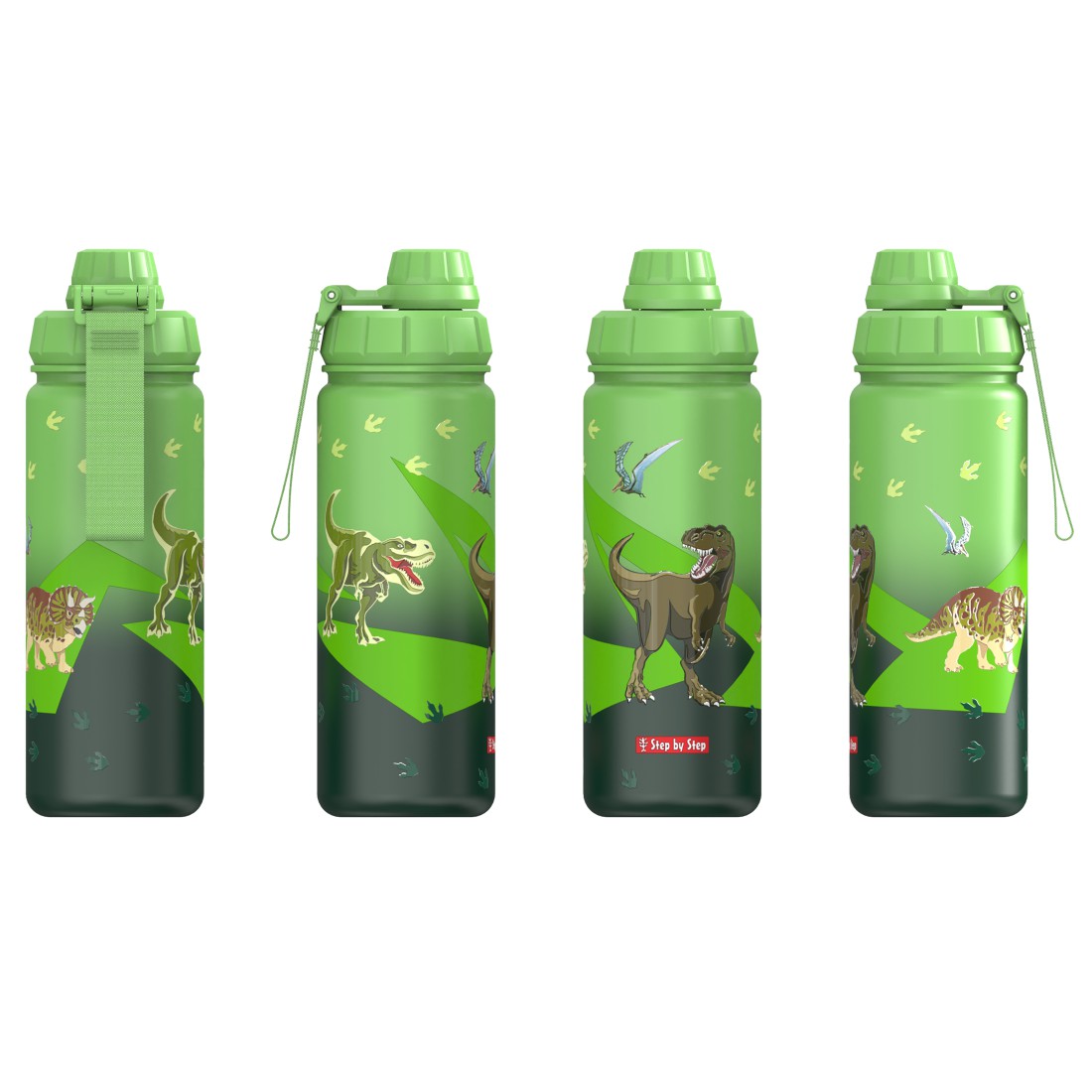 Edelstahl-Trinkflasche "Dino" - ca. 0,5l, isolierend