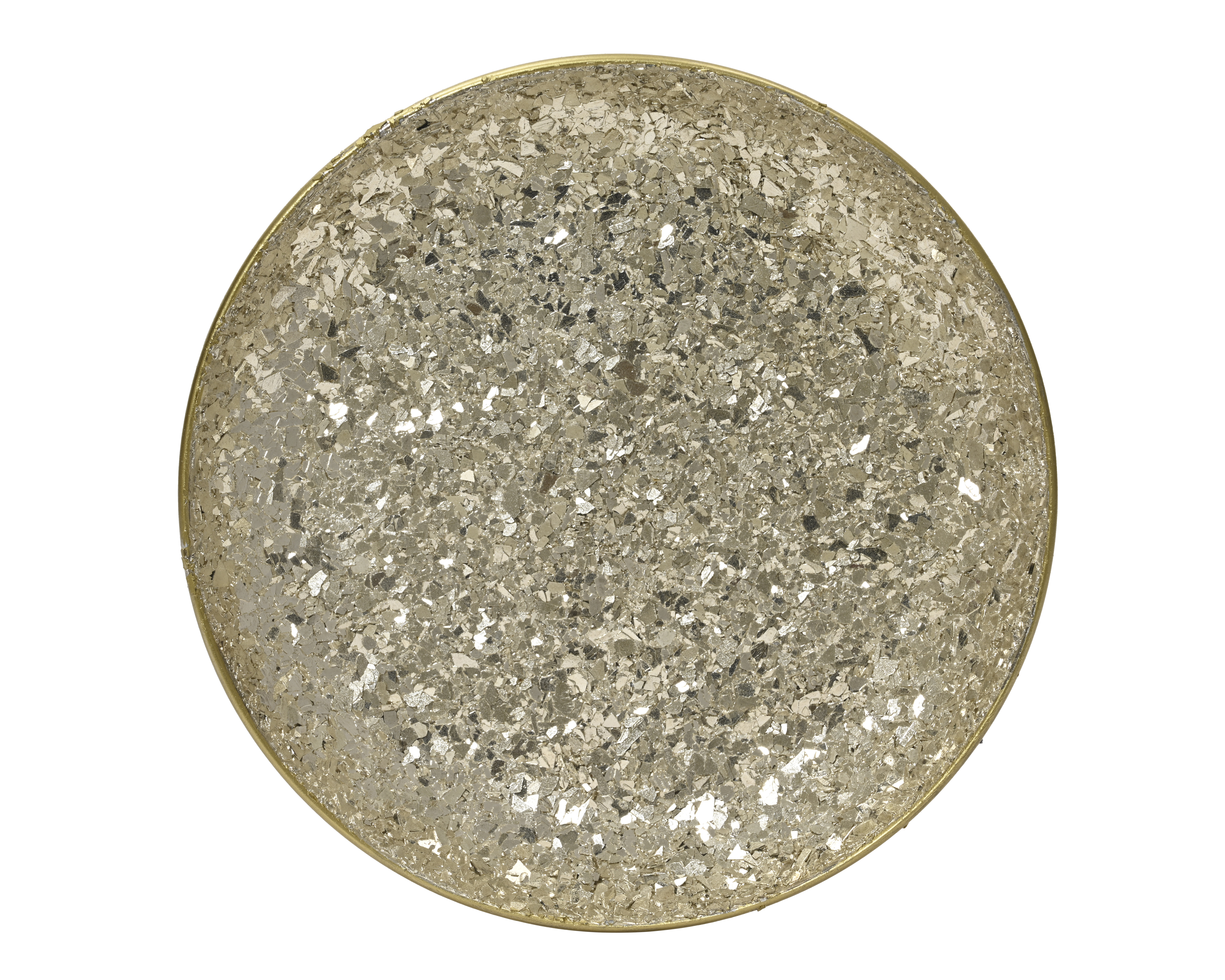 Dekoteller - silber, Eisen, Ø29-H3cm