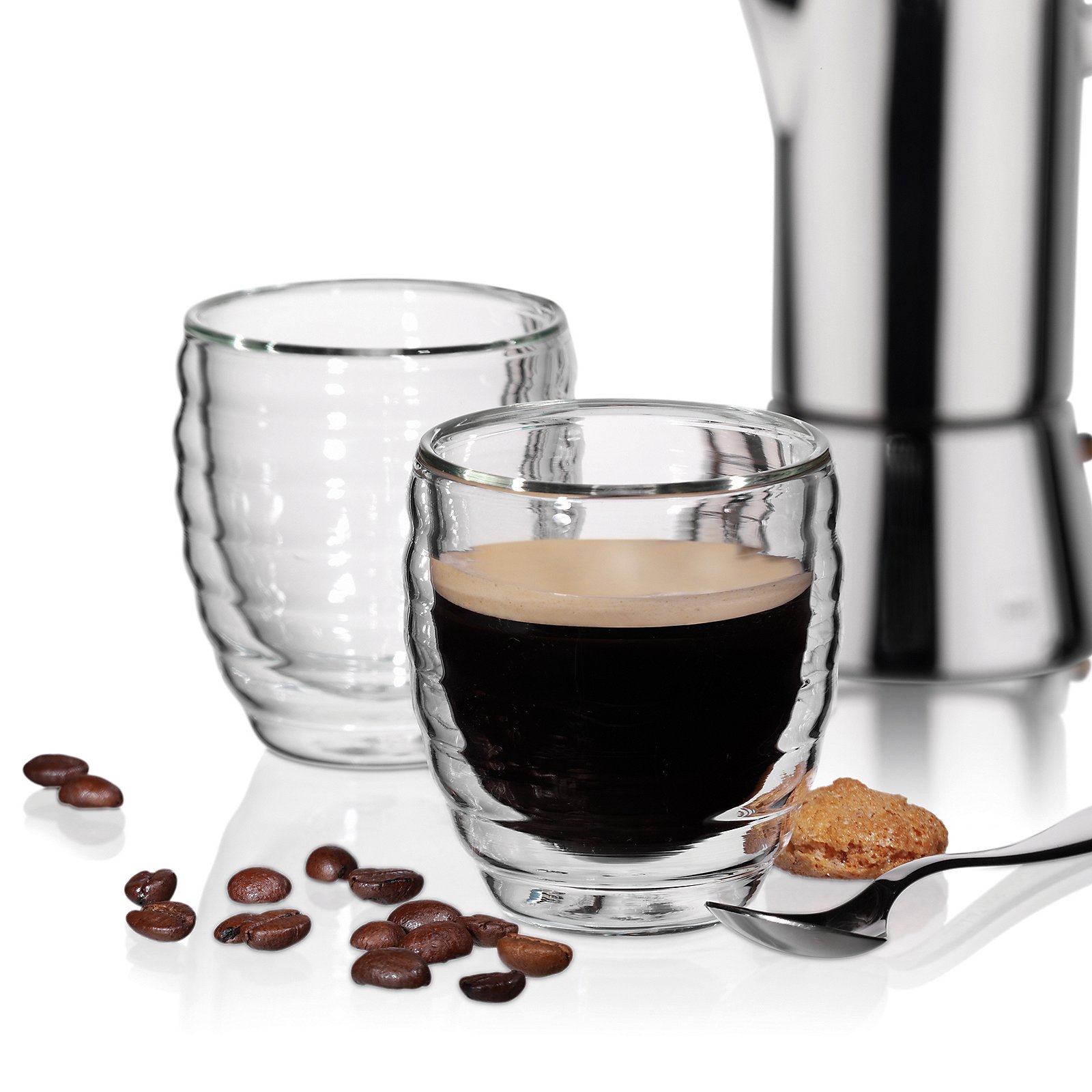 Espressoglas Casena 6,5x6 cm - Glas transparent