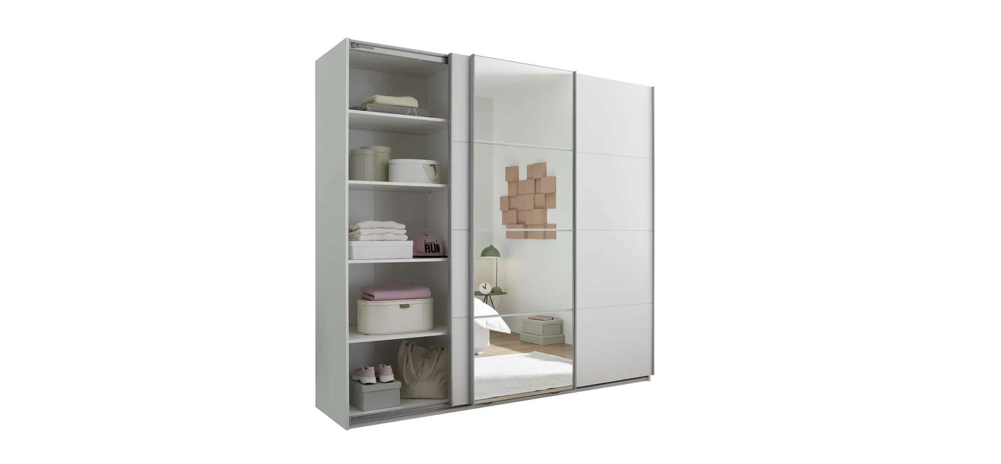 Schwebetürenschrank, weiß - MyStyle 3056 Schwebetürenschrank, weiß - MyStyle 3056