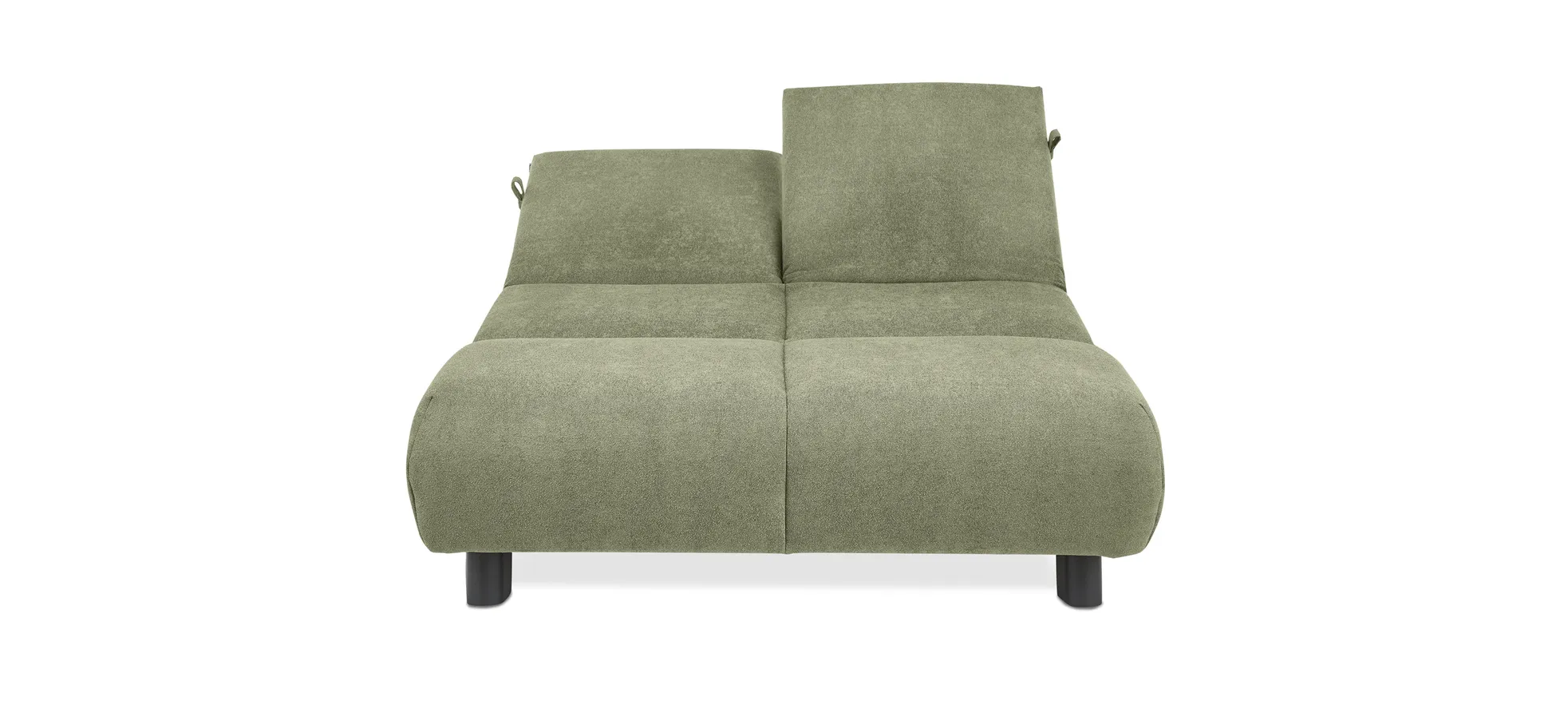 Faltsofa EBBY - 2-Sitzer ohne Armlehne, 140 cm inkl. Schlaffunktion/Relaxfunktion, Stoff, Grün Faltsofa EBBY - 2-Sitzer ohne Armlehne, 140 cm inkl. Schlaffunktion/Relaxfunktion, Stoff, Grün