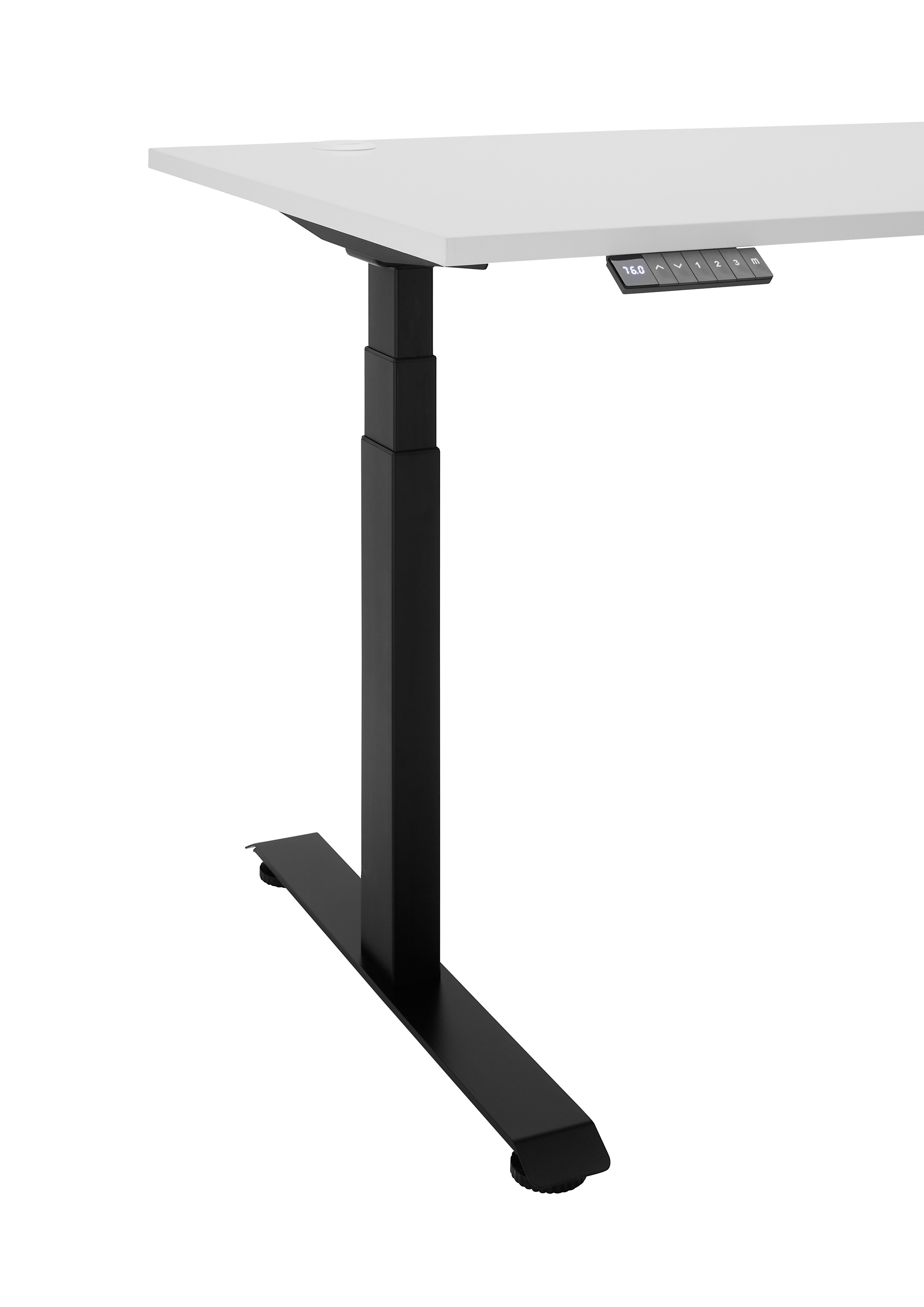 Eckschreibtisch-Set, höhenverstellbar - MyStyle 7000