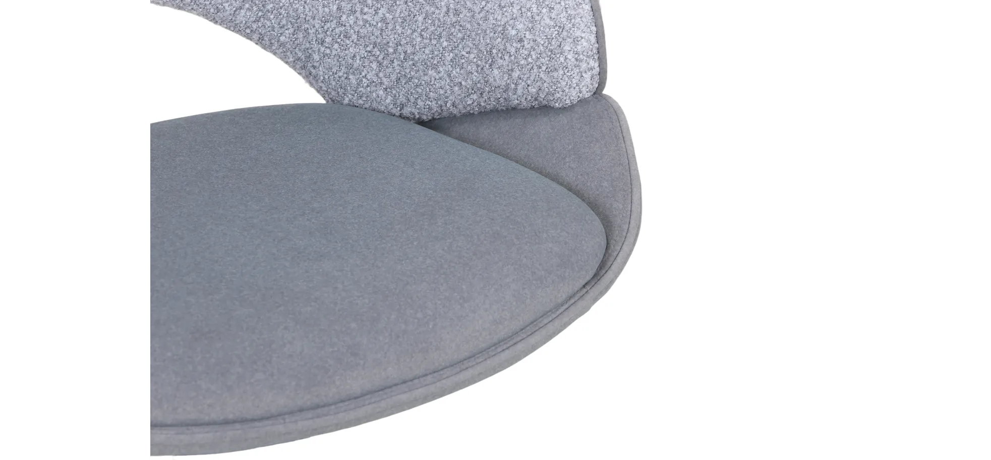 Vierfußstuhl, grau - Meriem