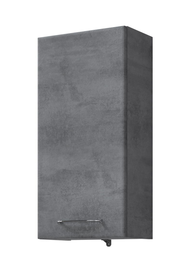 Wandschrank, 1-türig, oxid dunkelgrau - QUICKSET - 945
