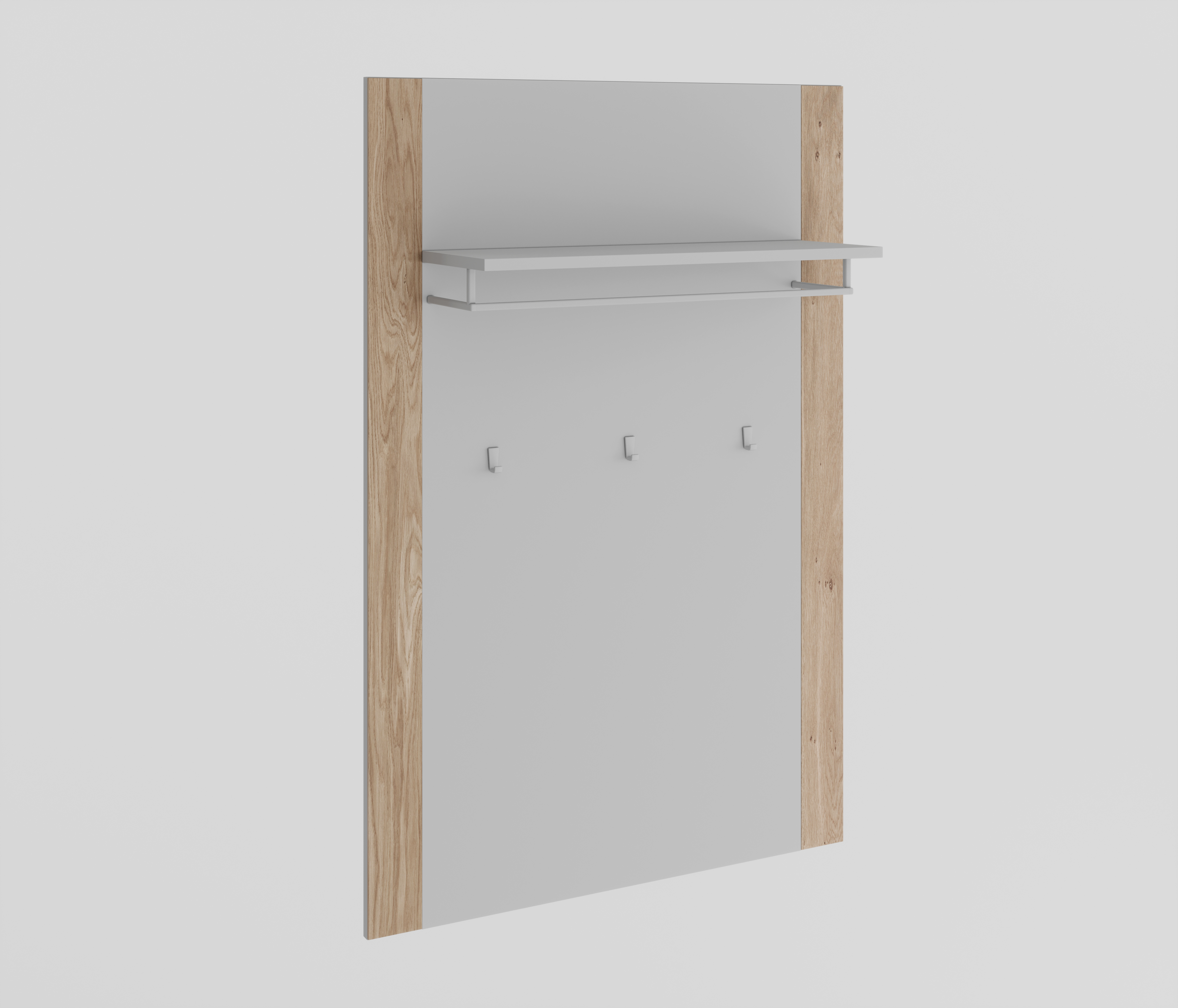 Garderobenpaneel, Kreidefarben - Elenora