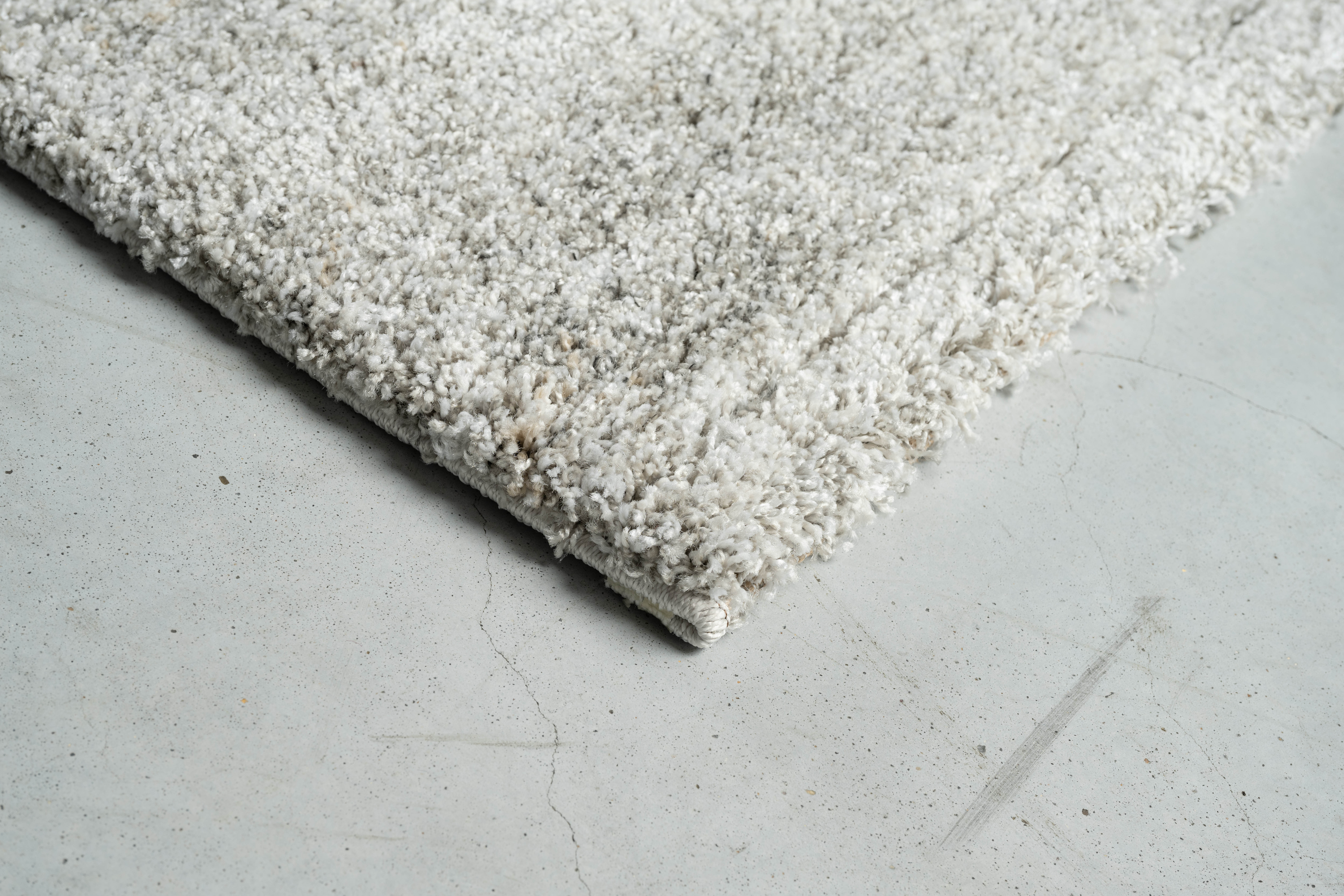 Webteppich, weiß-grau-braun, 80x150 cm - Rehari