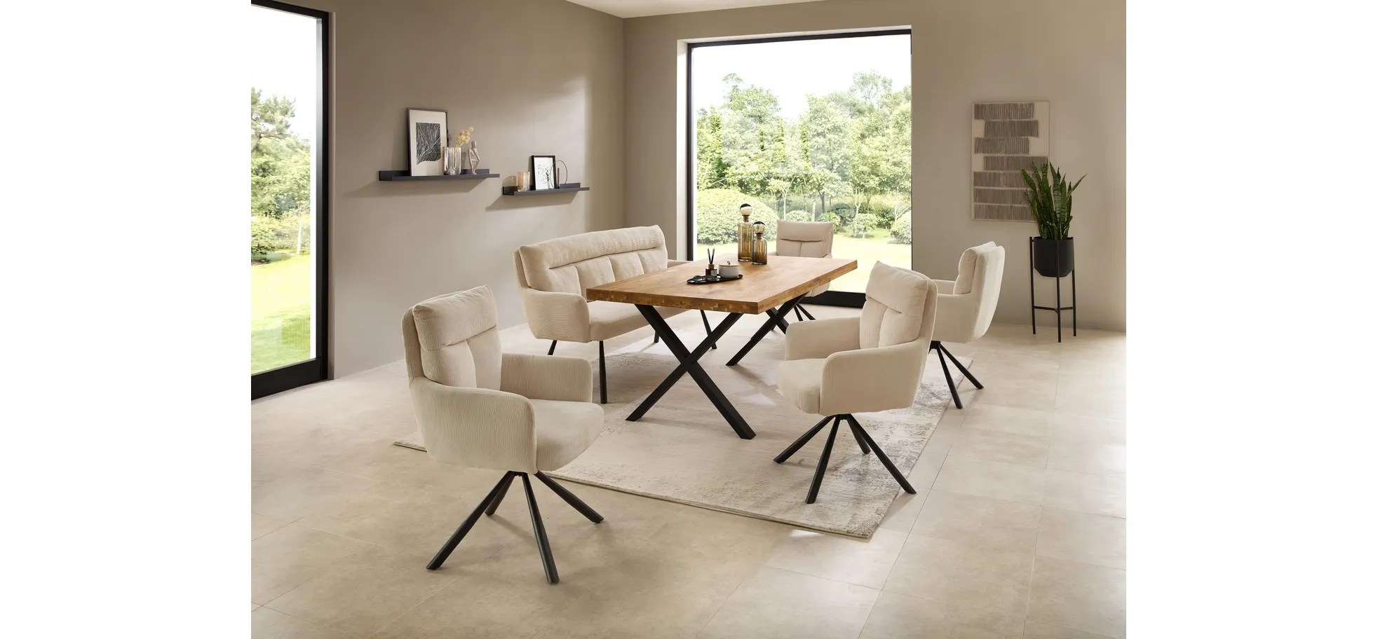 Esstisch, Eiche massiv geölt - MyStyle 4050