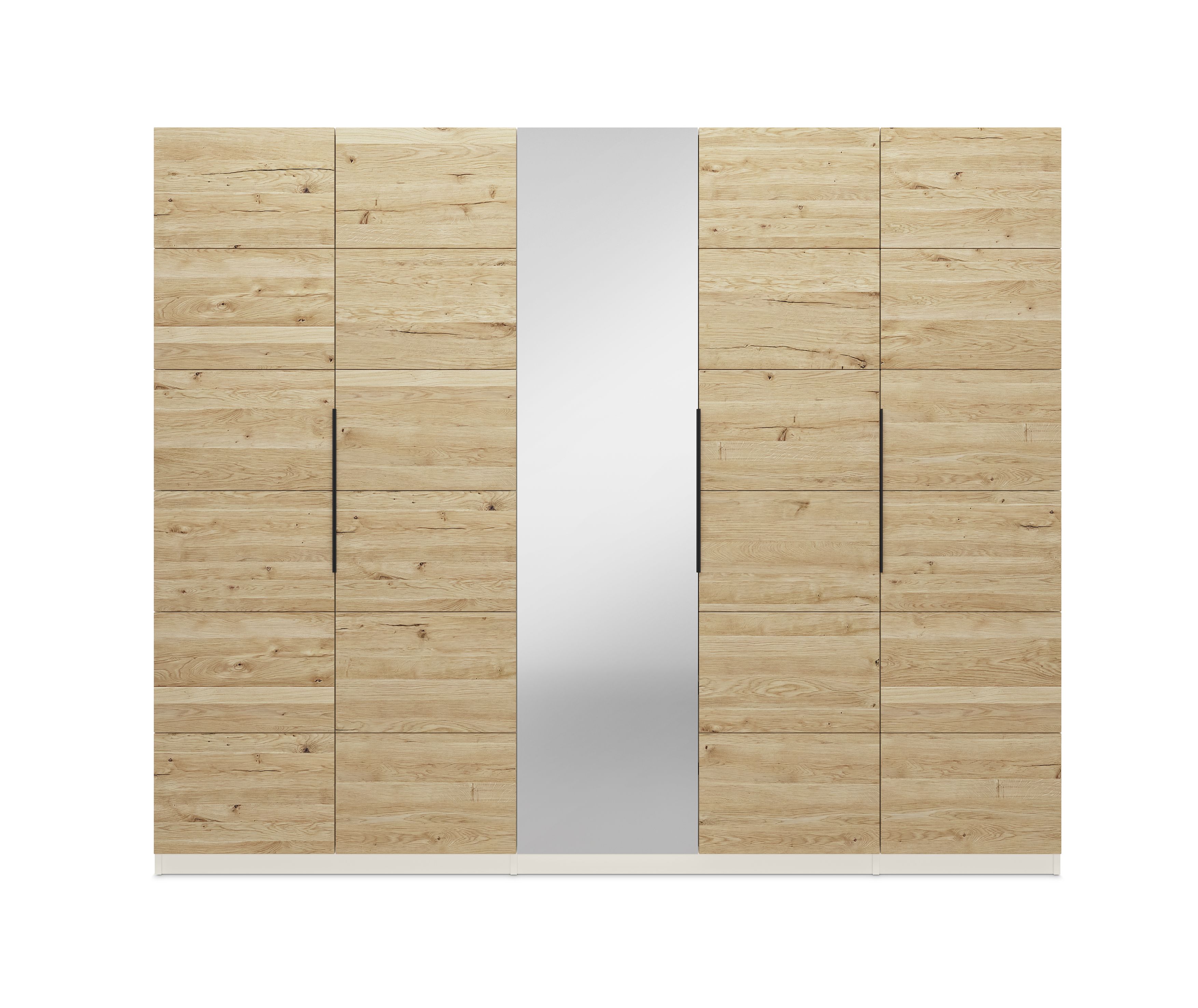 Drehtürenschrank, Eiche/Kaschmir - Elex