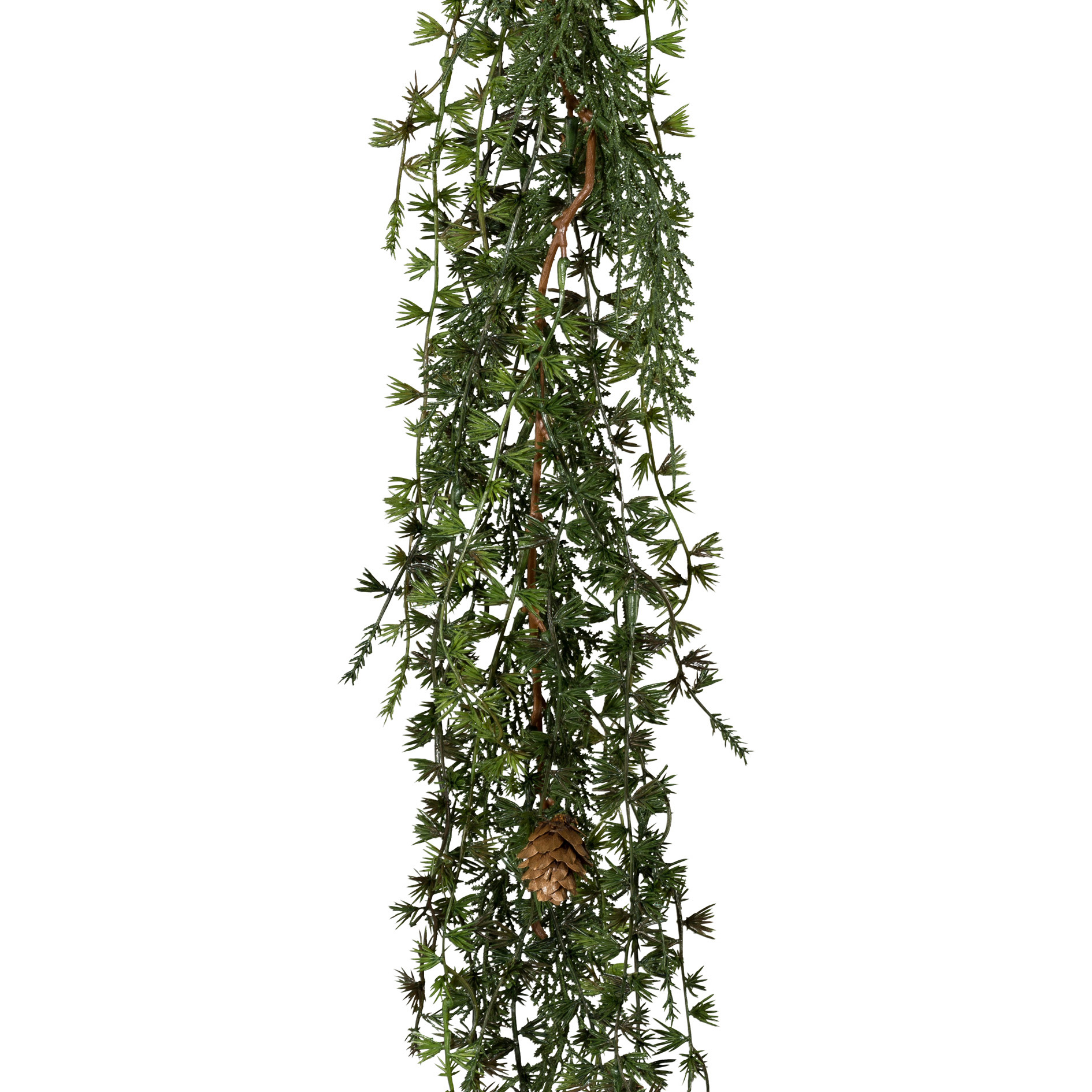 Kunsttannengirlande - Lärchenranke, 125 cm
