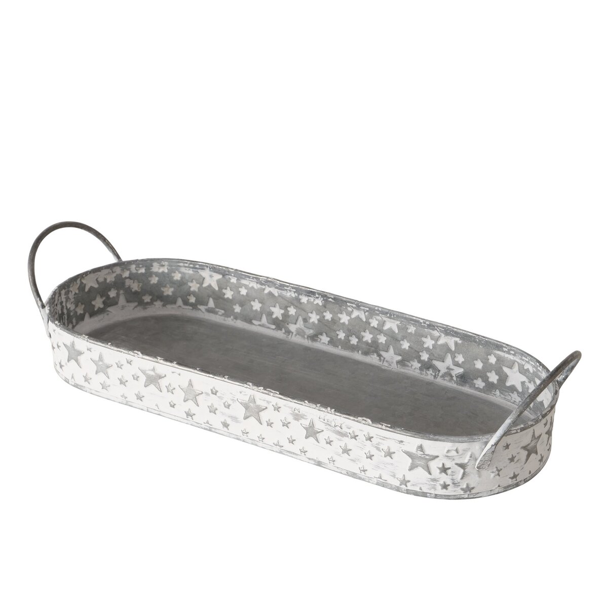 Tablett Stephanus - B 11,50 cm, Eisen