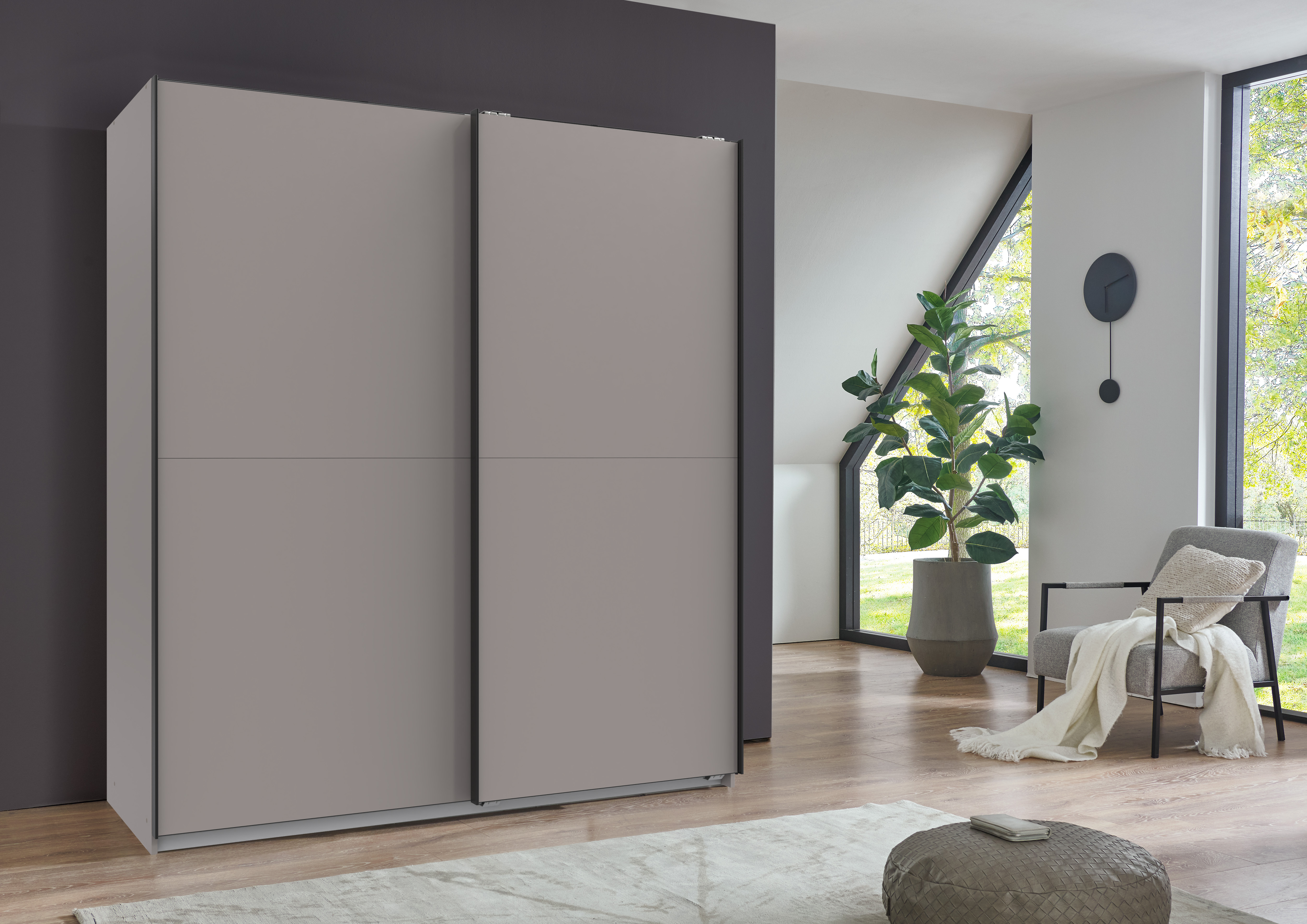 Schwebetürenschrank, saharagrau - MyStyle 3070