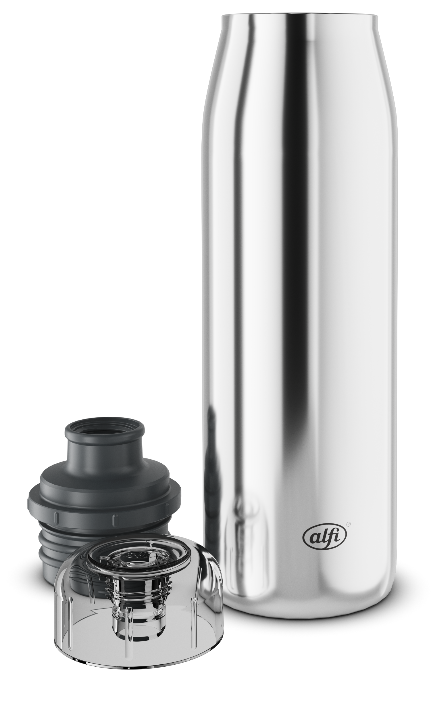 Isolier-Trinkbecher, ca. 0,5l, Edelstahl poliert - ISO BOTTLE
