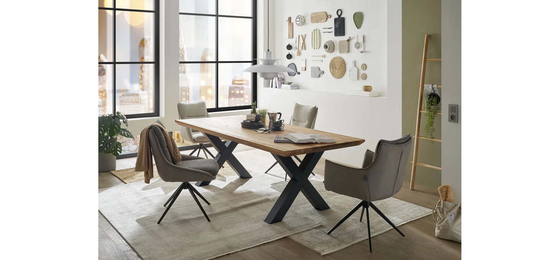 Stuhl, drehbar 360° autoreturn - Mandy