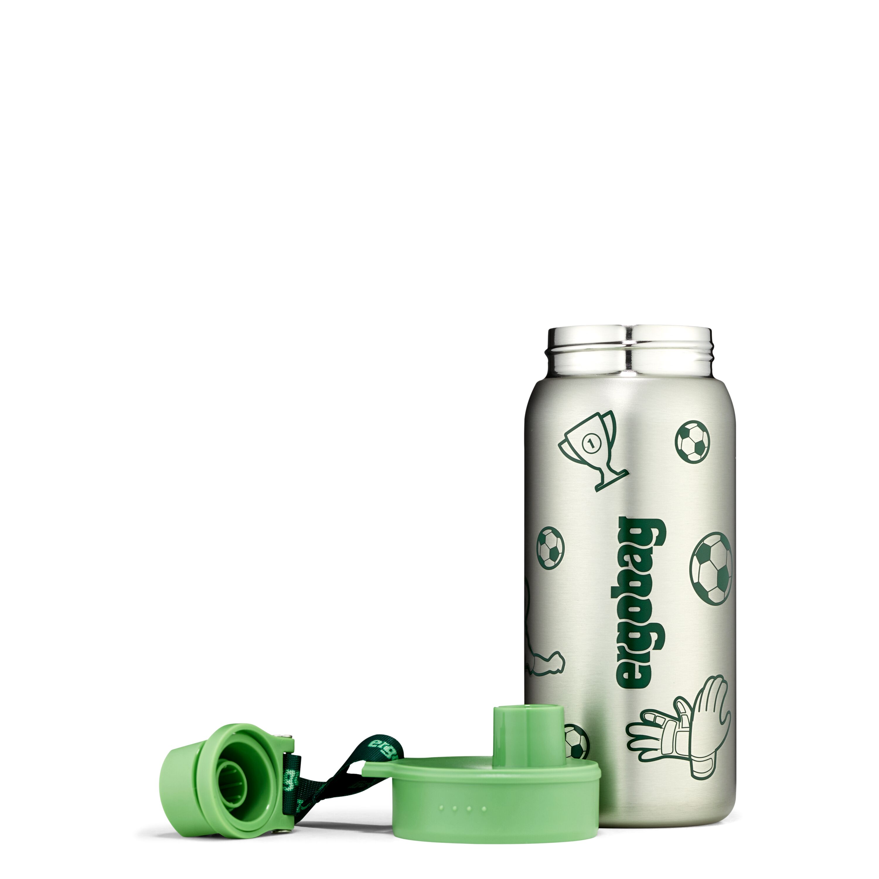 ergobag Trinkflasche, Grün - Edelstahl