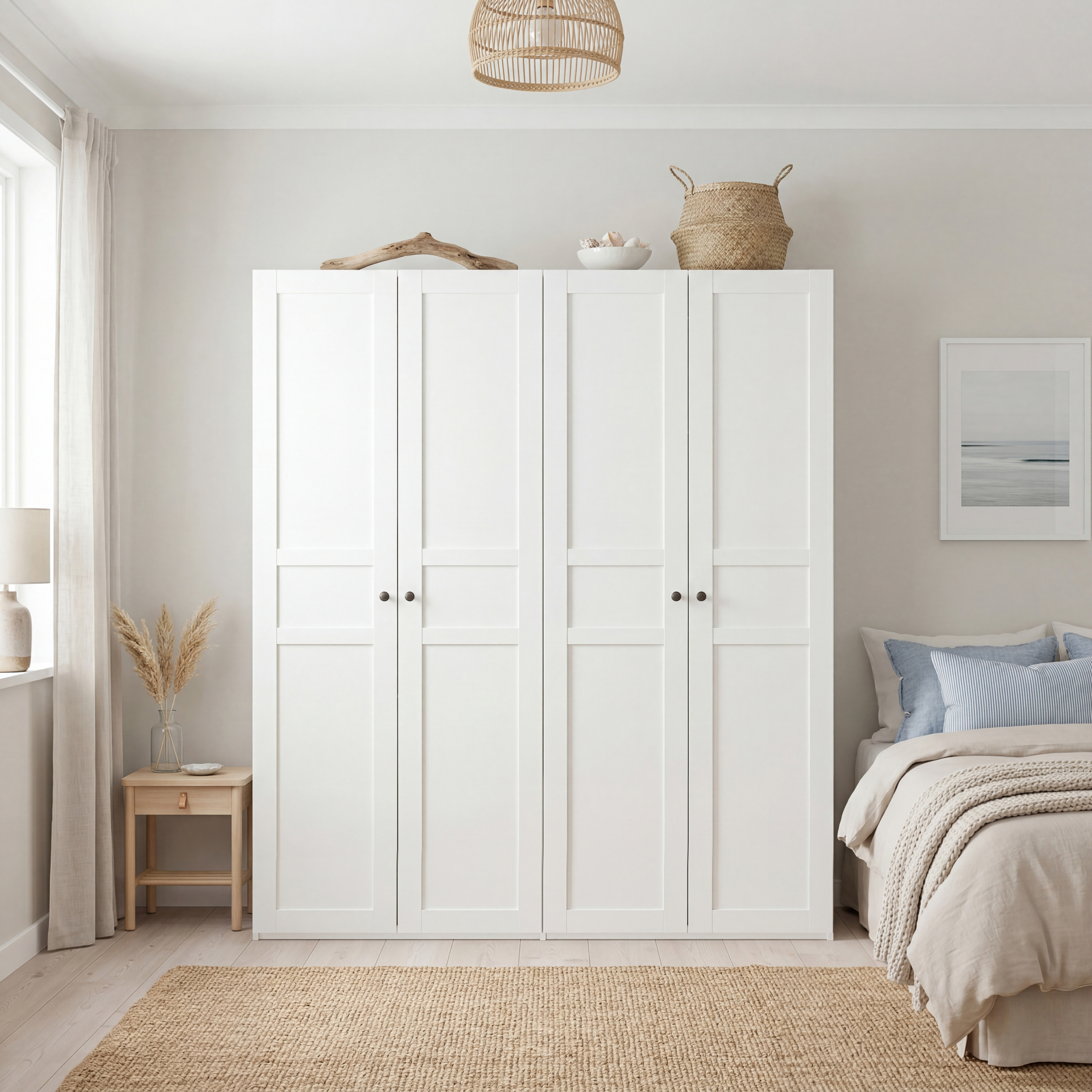Drehtürenschrank, alpinweiß - MyStyle 3104
