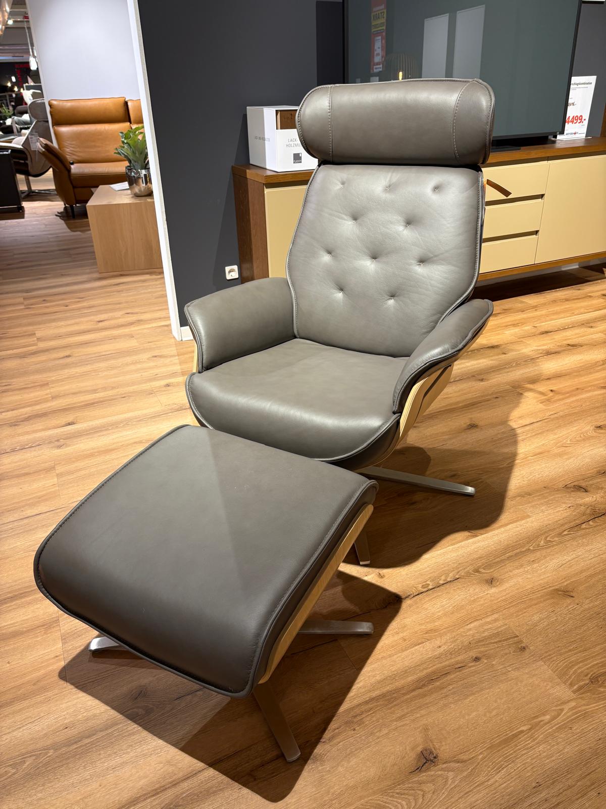 Relaxsessel mit Hocker, greystone - LS 840421