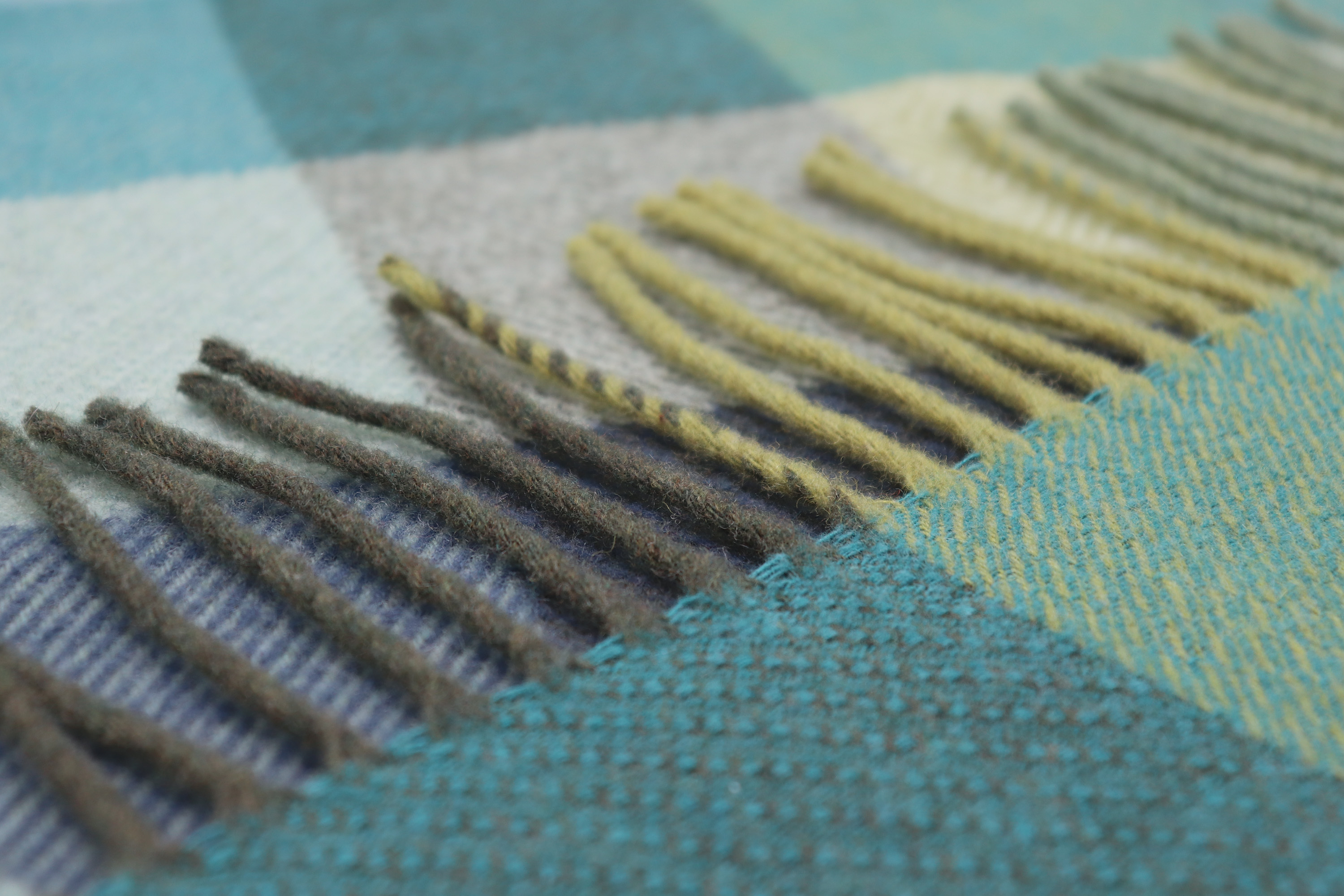 Plaid Green Shades - 130 x 170 cm