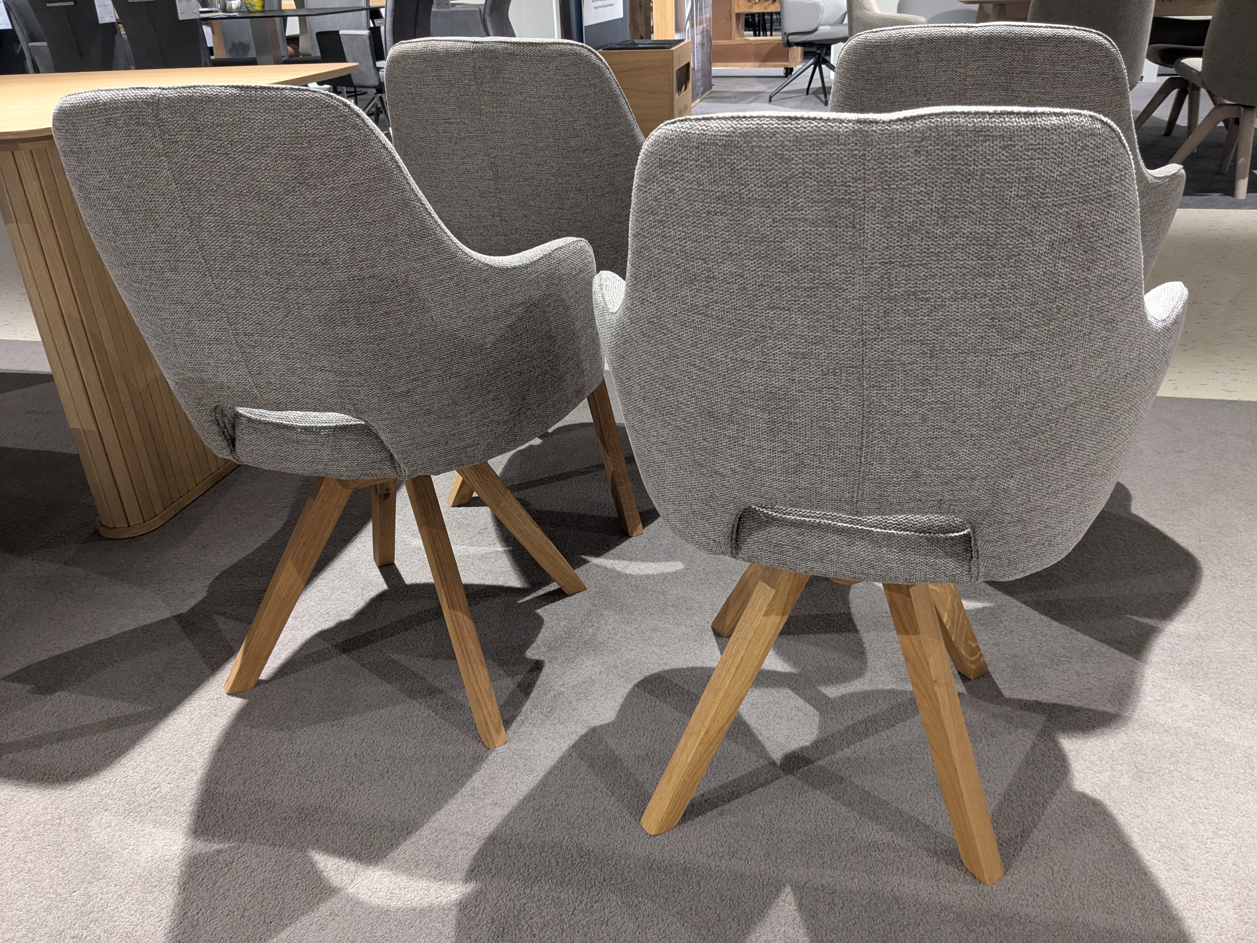Stuhlsatz, 4-er Set, cappuccino - Mixie