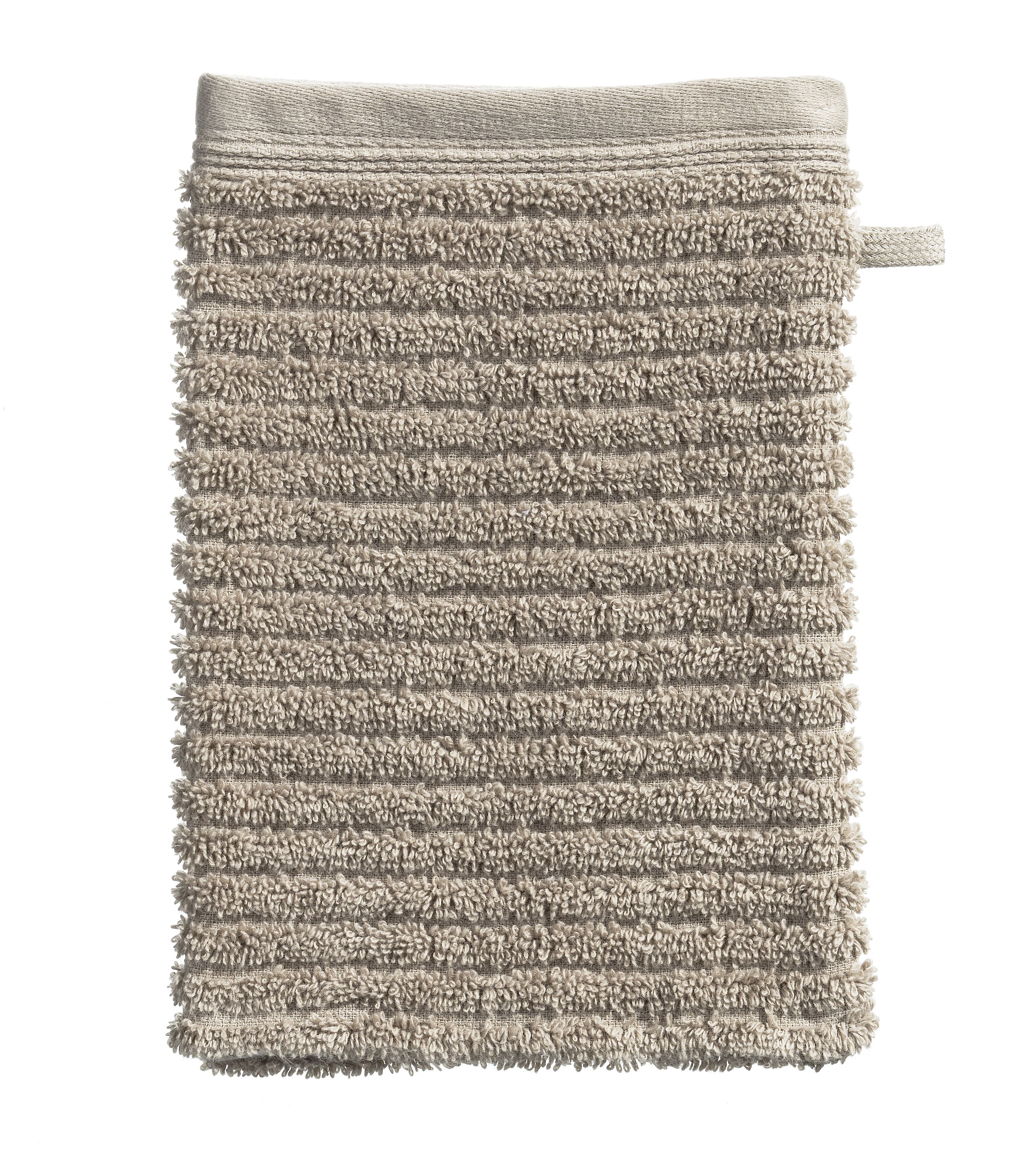 Waschhandschuh Casea Natürlich Almeria, 15x21cm - taupe