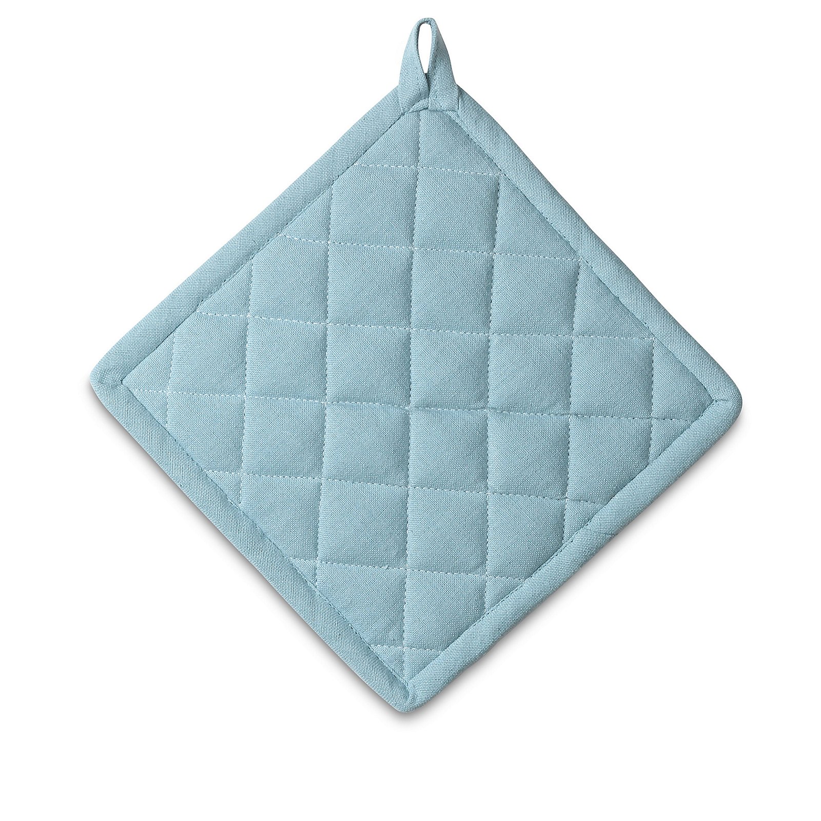 Topflappen Svea - hellblau/gelb